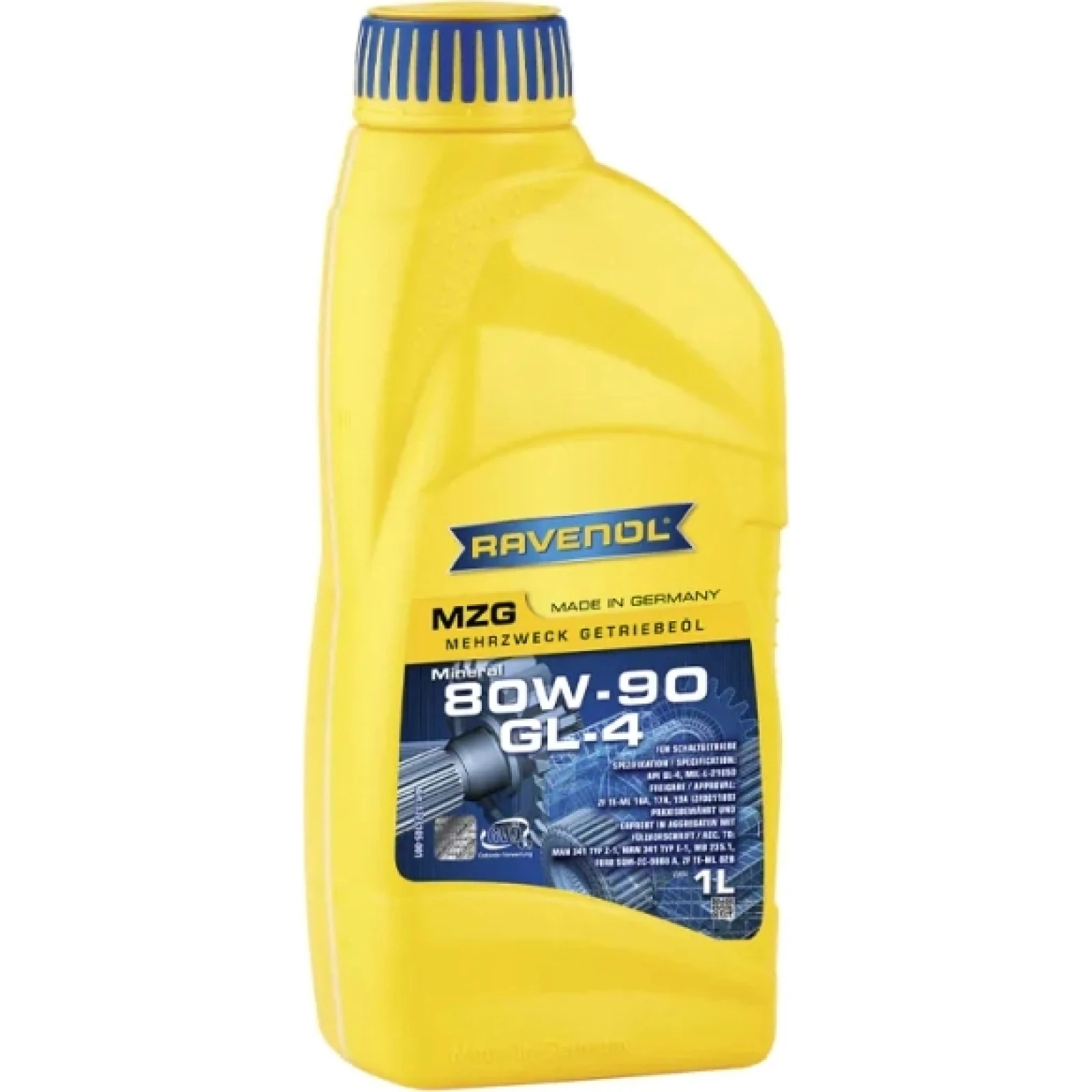 RAVENOL Getriebeöl MZG SAE 80W-90 GL-4 1 Liter 1223105-001-01-999
