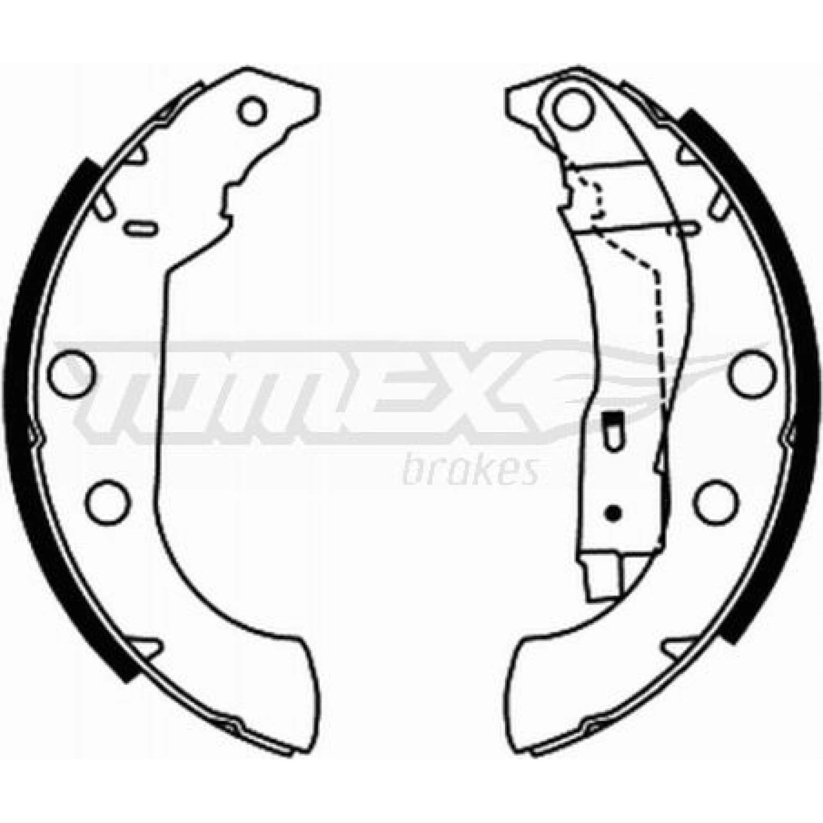 TOMEX brakes Bremsbackensatz TX 21-67
