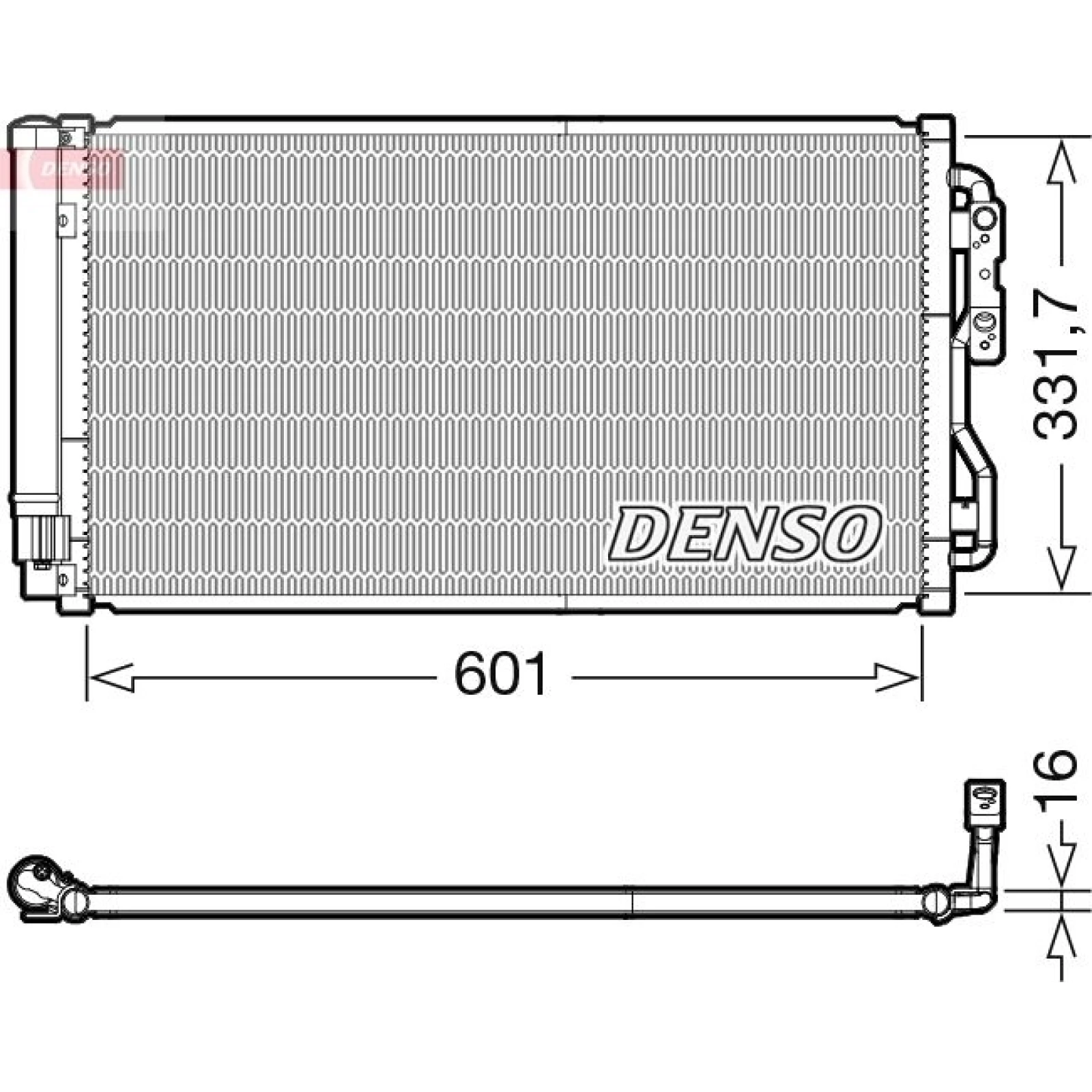 DENSO Klimaanlagenkühler DCN05033