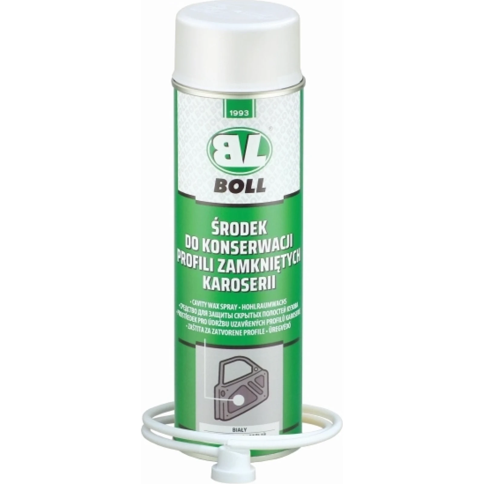 Boll Mittel für Wartung von geschlossenen Profilen der Karosserie weiß Spray 500ml 0010102