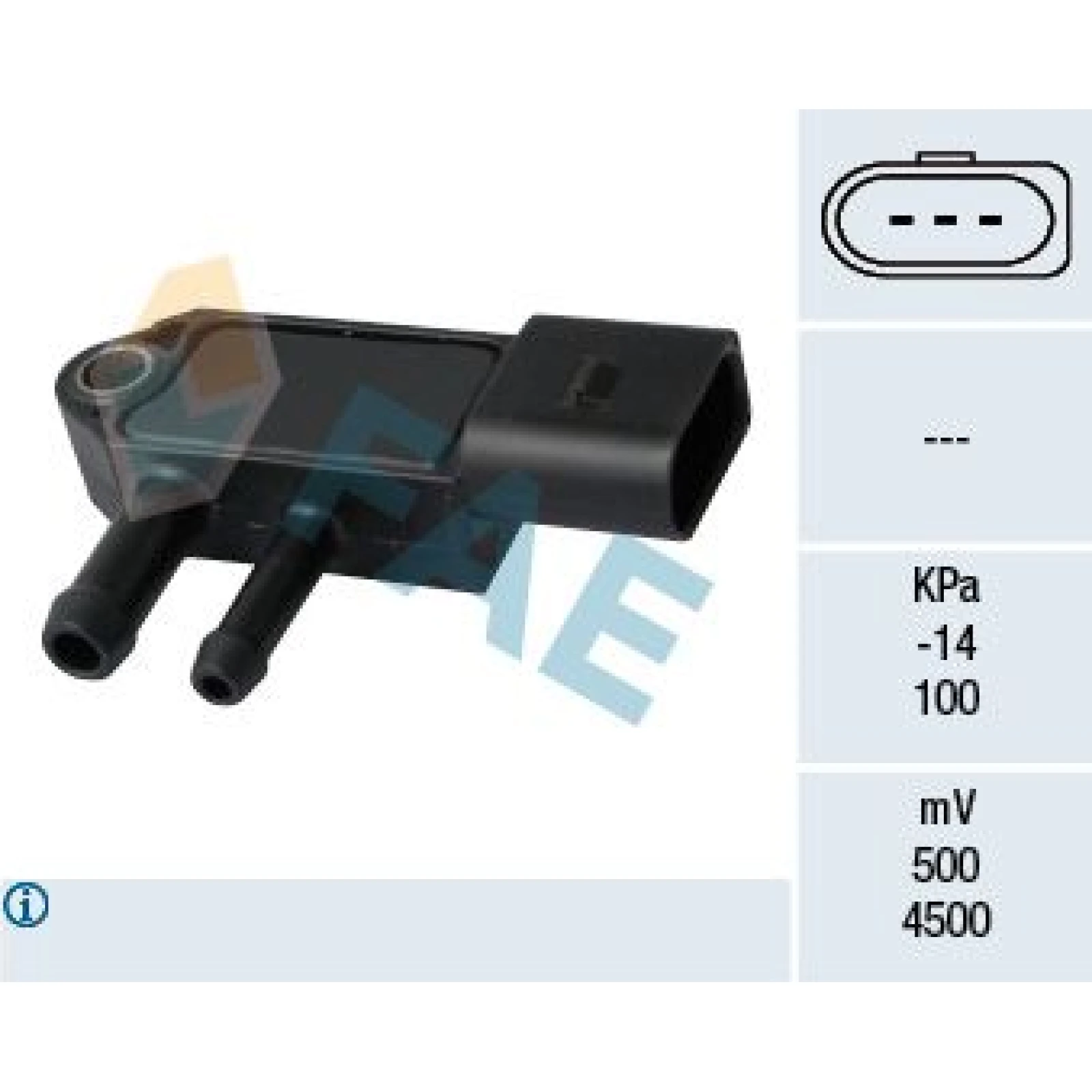 FAE Sensor, Abgasdruck 16109