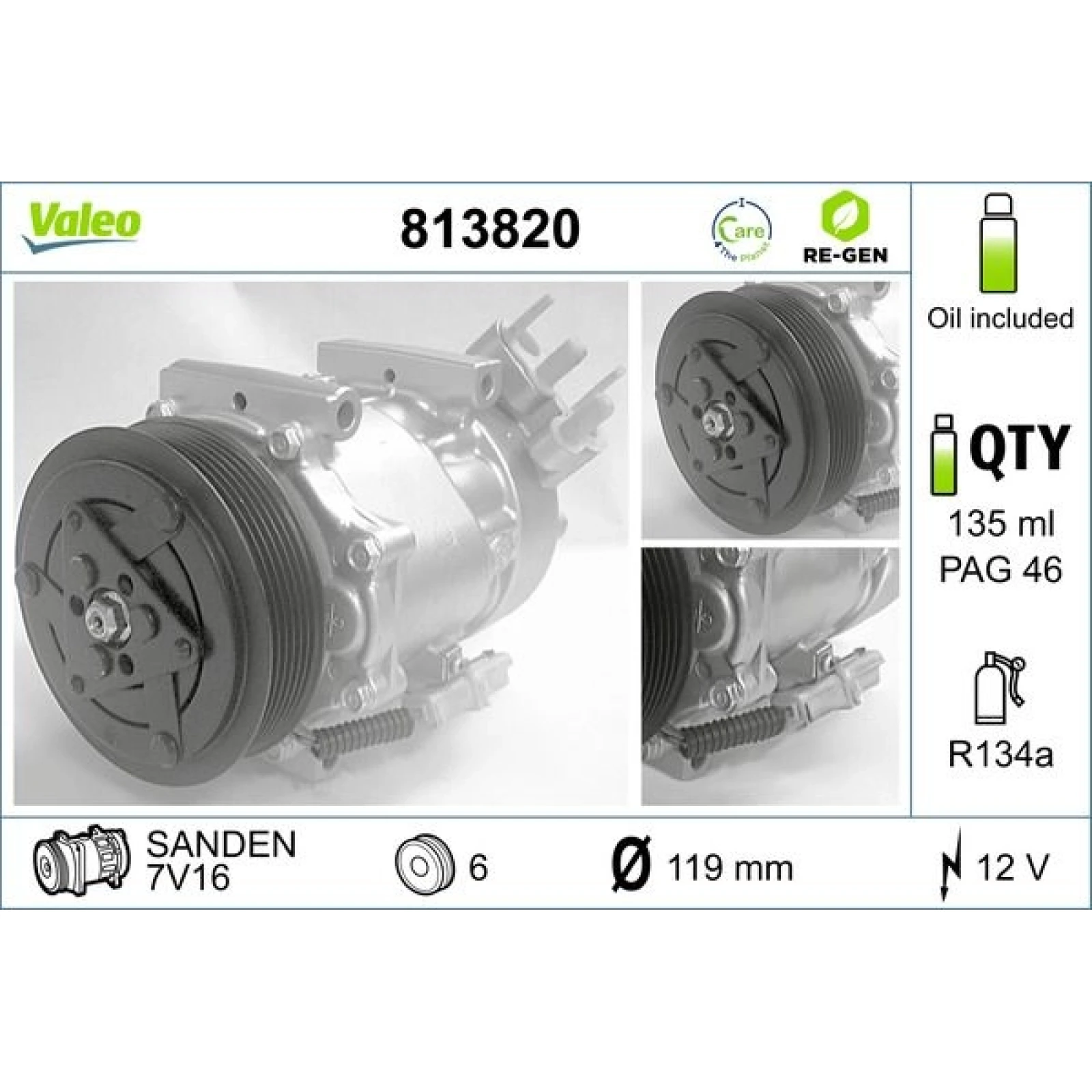 VALEO Kompressor 399576