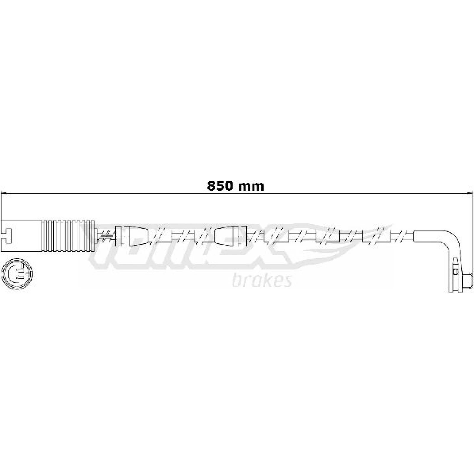 TOMEX brakes Warnkontakt, Bremsbelagverschleiß TX 30-80