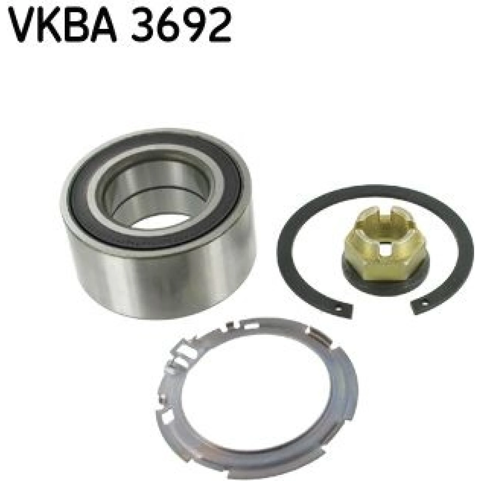Radlagersatz VA m.ABS Sensorring VKBA 3692