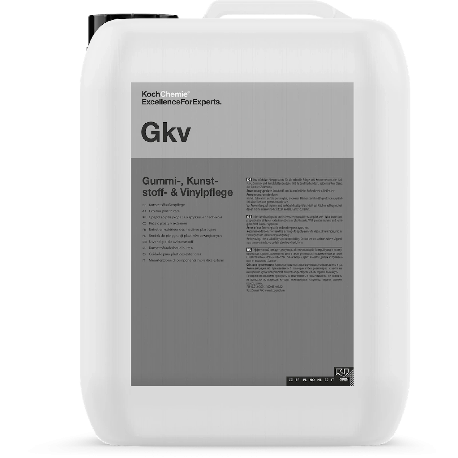 Koch Chemie Gummi-, Kunststoff- & Vinylpflege 20l 191020