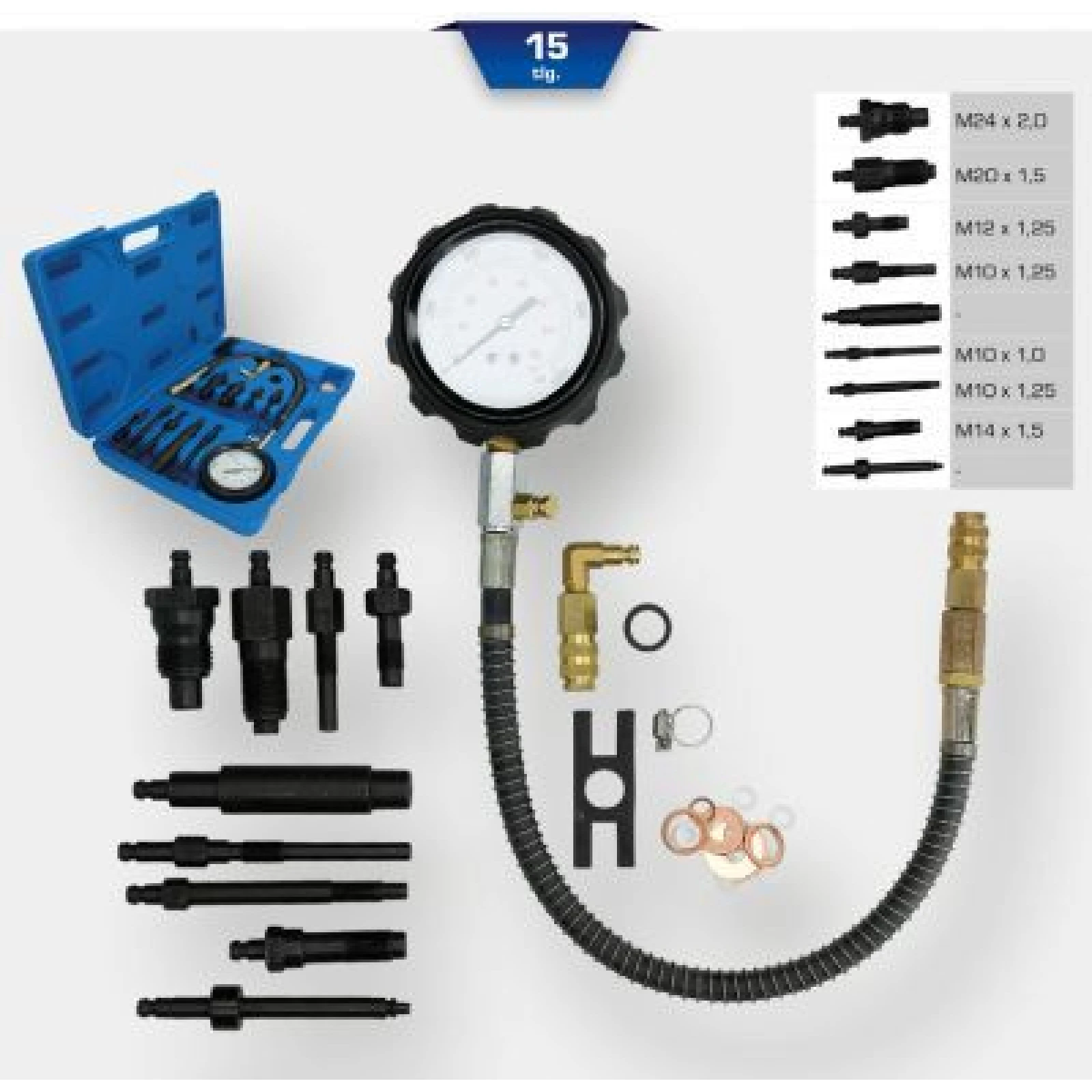 KS TOOLS Kompressionsdruckprüfset BT581050