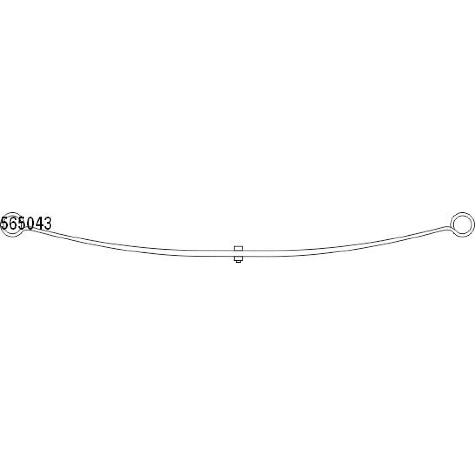 Federpaket - Federung/Dämpfung Mazda T. 6 2.0Di 02-07/Ford Transit 00-06 (1 PiÓro) (698/672Mm) 10.565.043.00