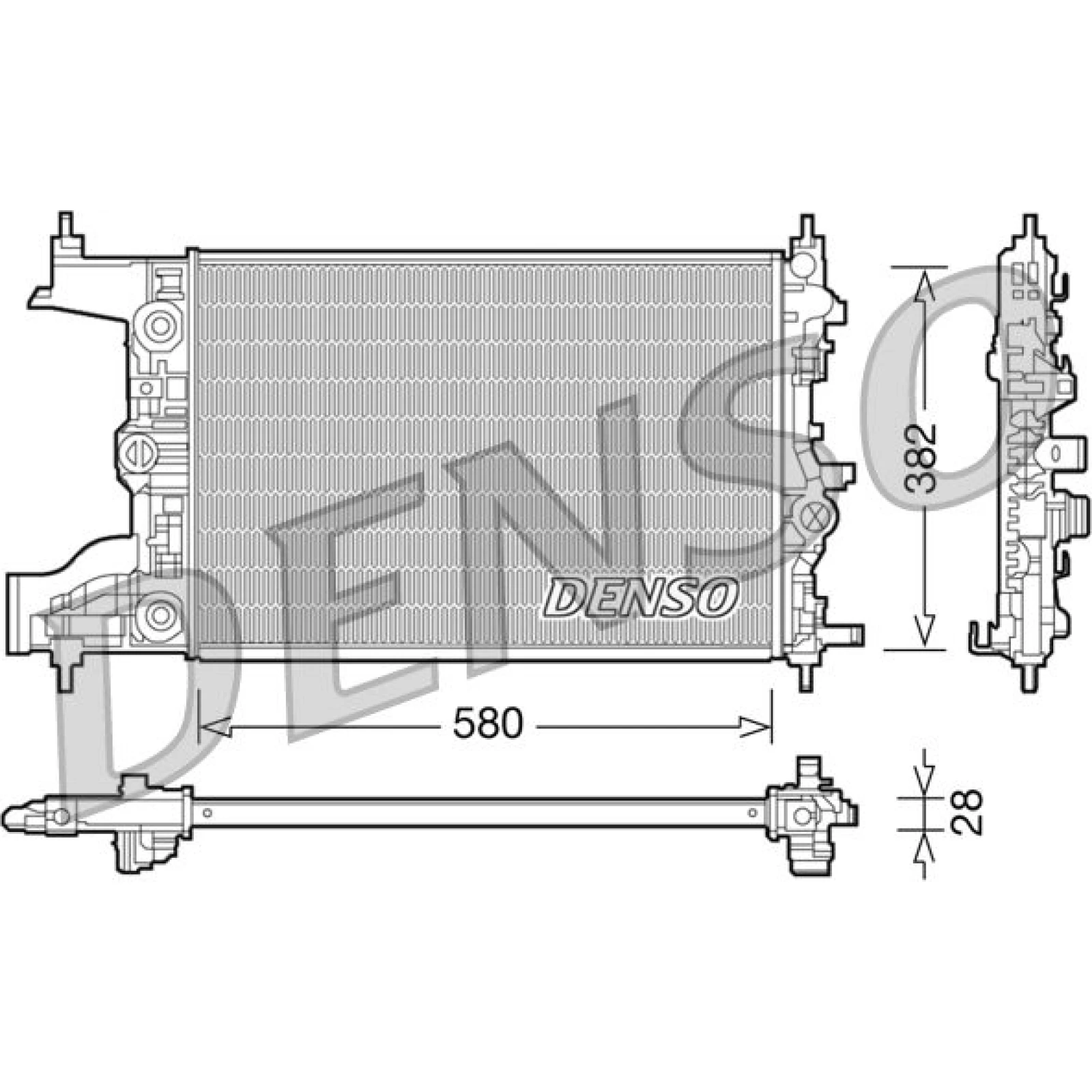 DENSO Klimaanlagenkühler DCN05102