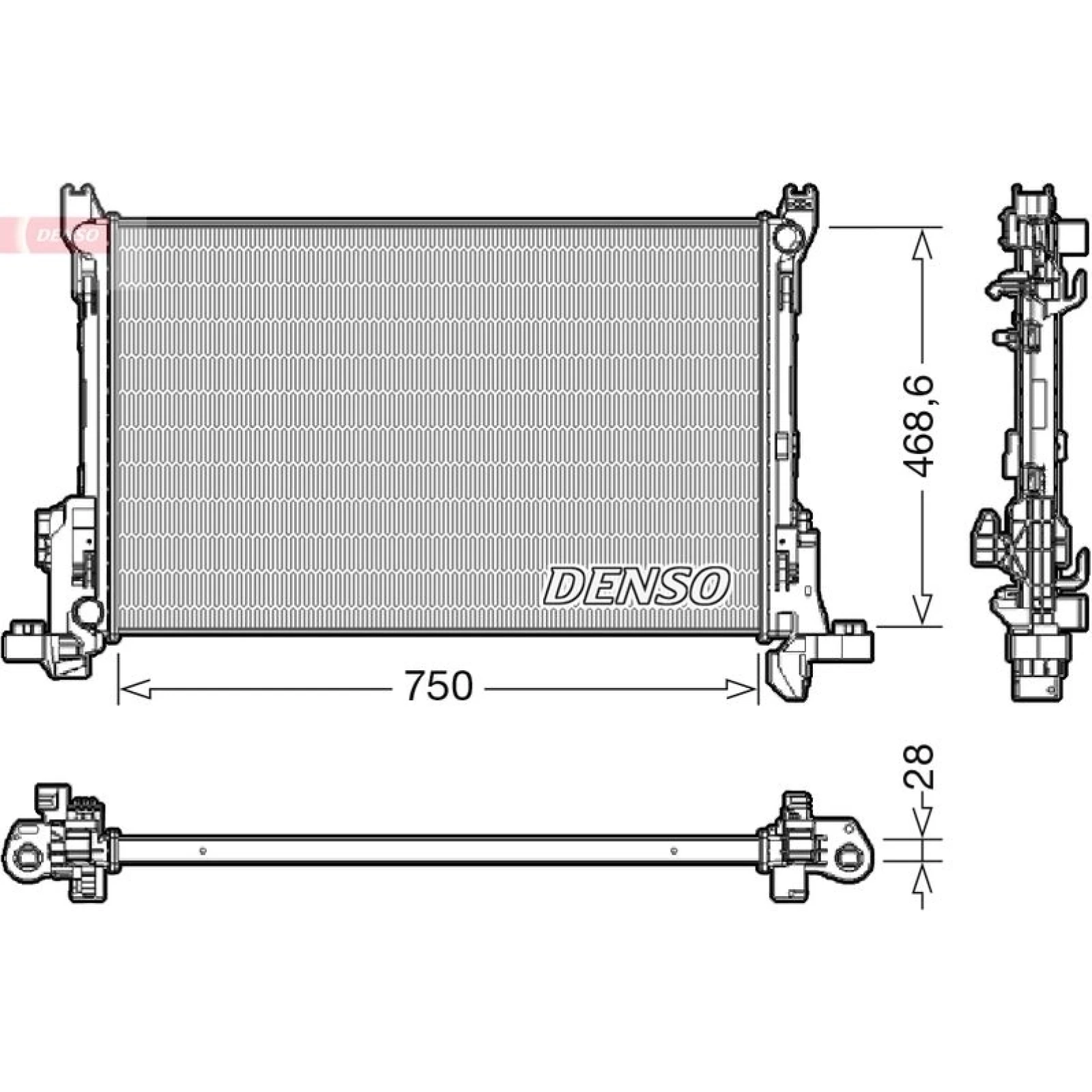 DENSO Motorkühler DRM09174