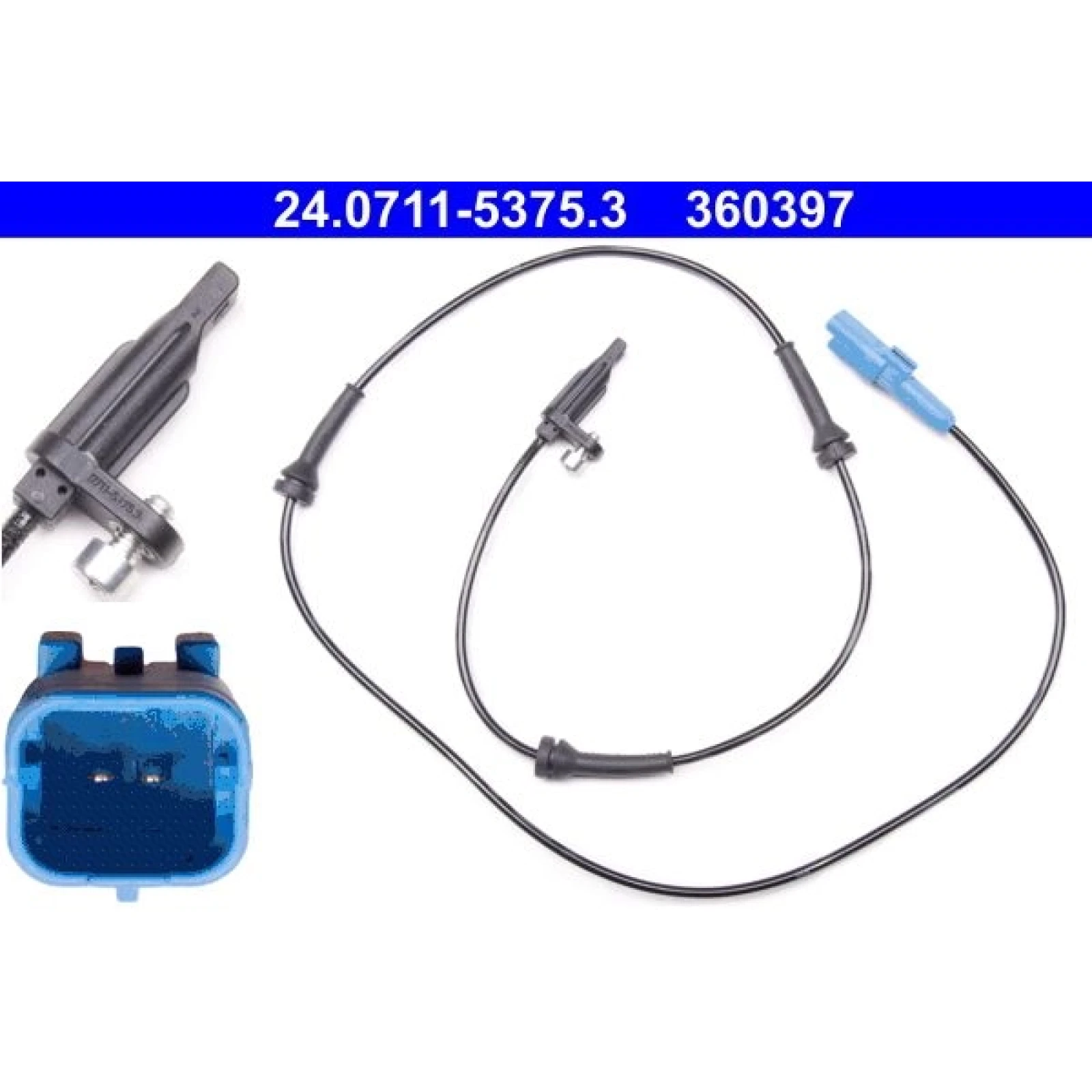 ATE ABS Sensor 24.0711-5375.3