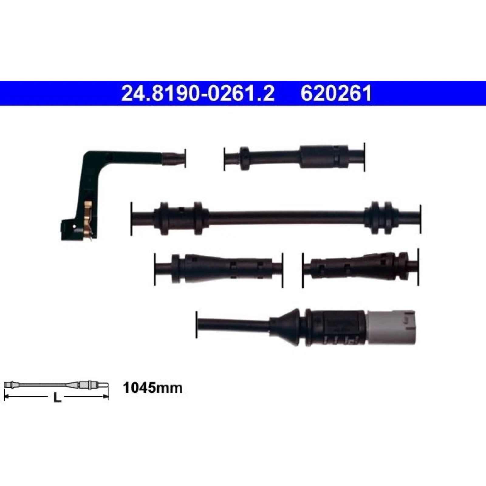 ATE Bremsbelagverschleißsensor 24.8190-0261.2