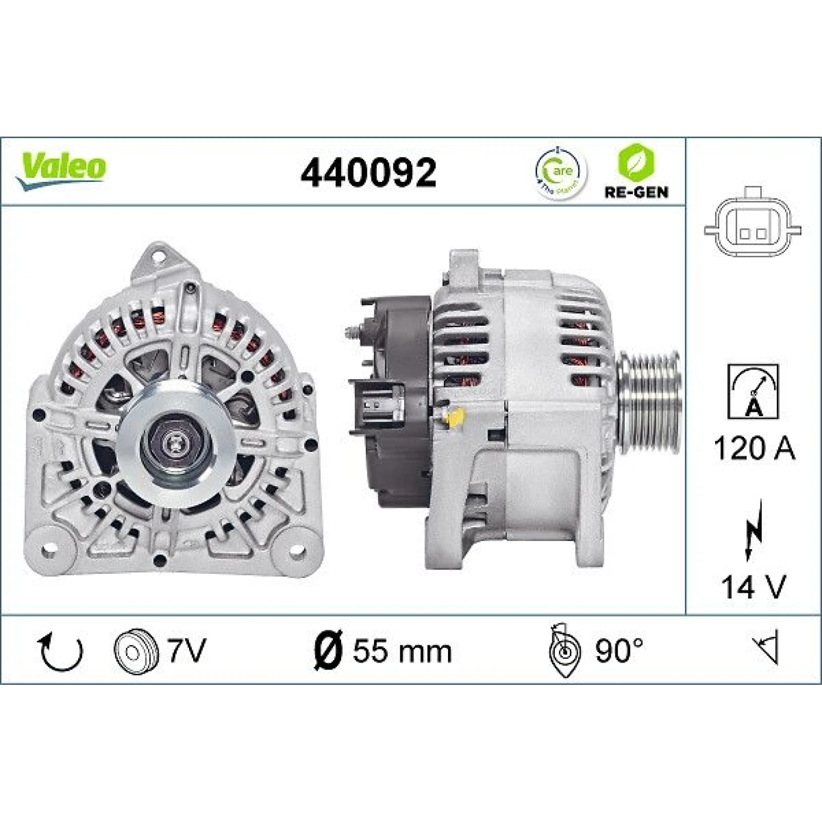Valeo Lichtmaschine 440092