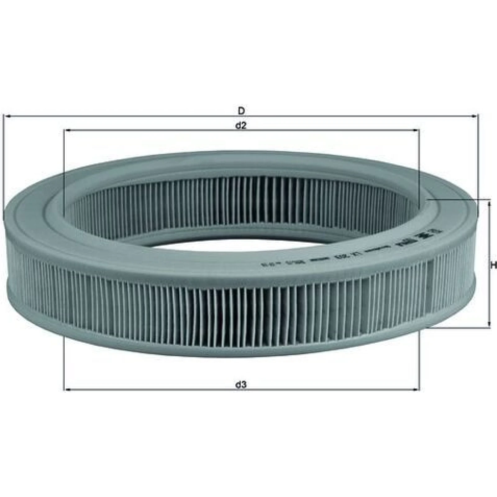 MAHLE Luftfilter LX 203