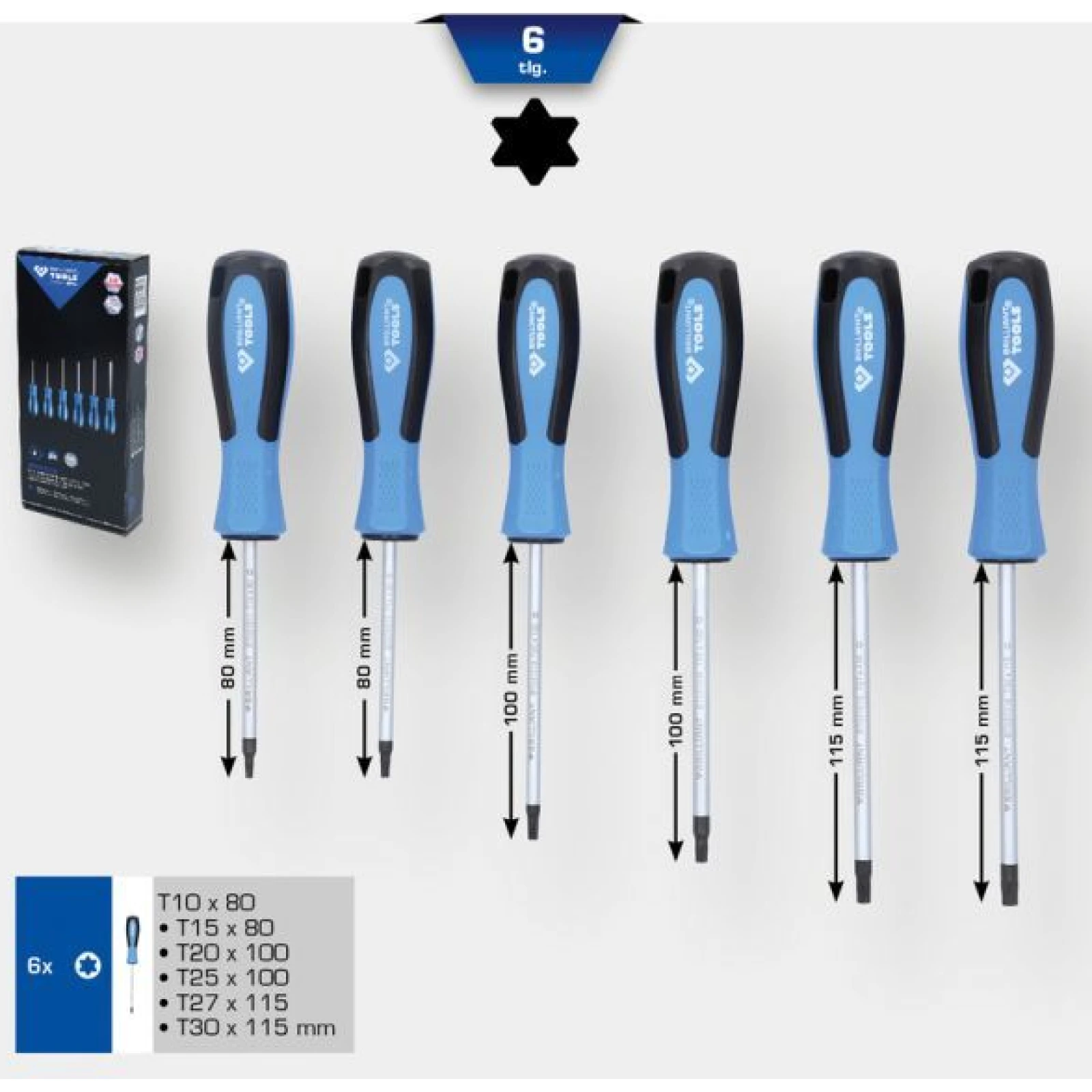 KS TOOLS Schraubendrehersatz BT031010
