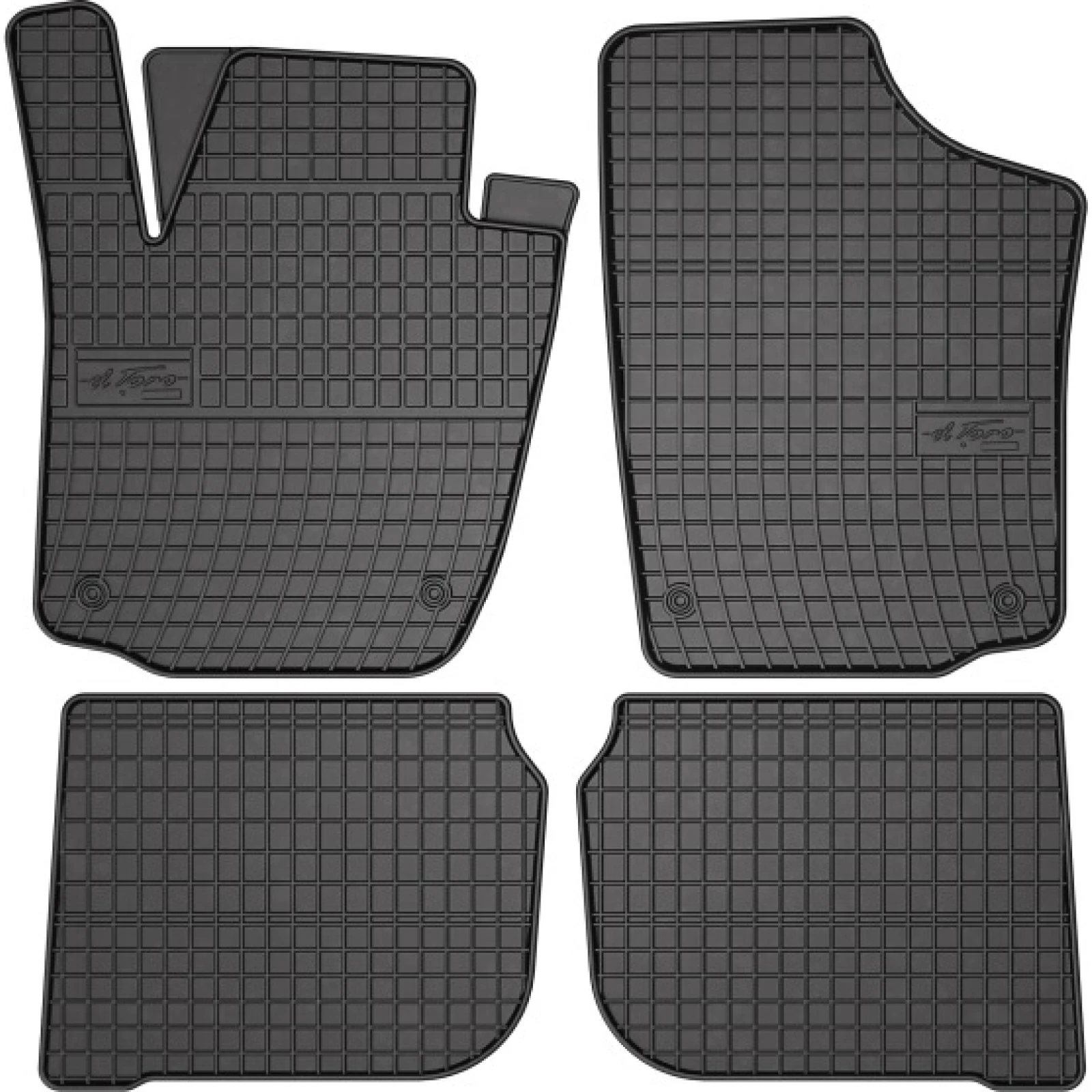 Passgenaue Kofferraummatte Gummimatten Skoda Rapid/Seat Toledo Iv 2012 0364