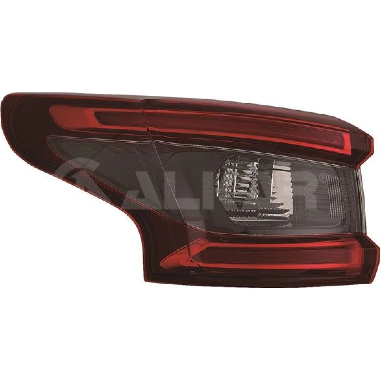 Heckleuchte A L O K-PLATTE ROT/WEISS LED 2251570