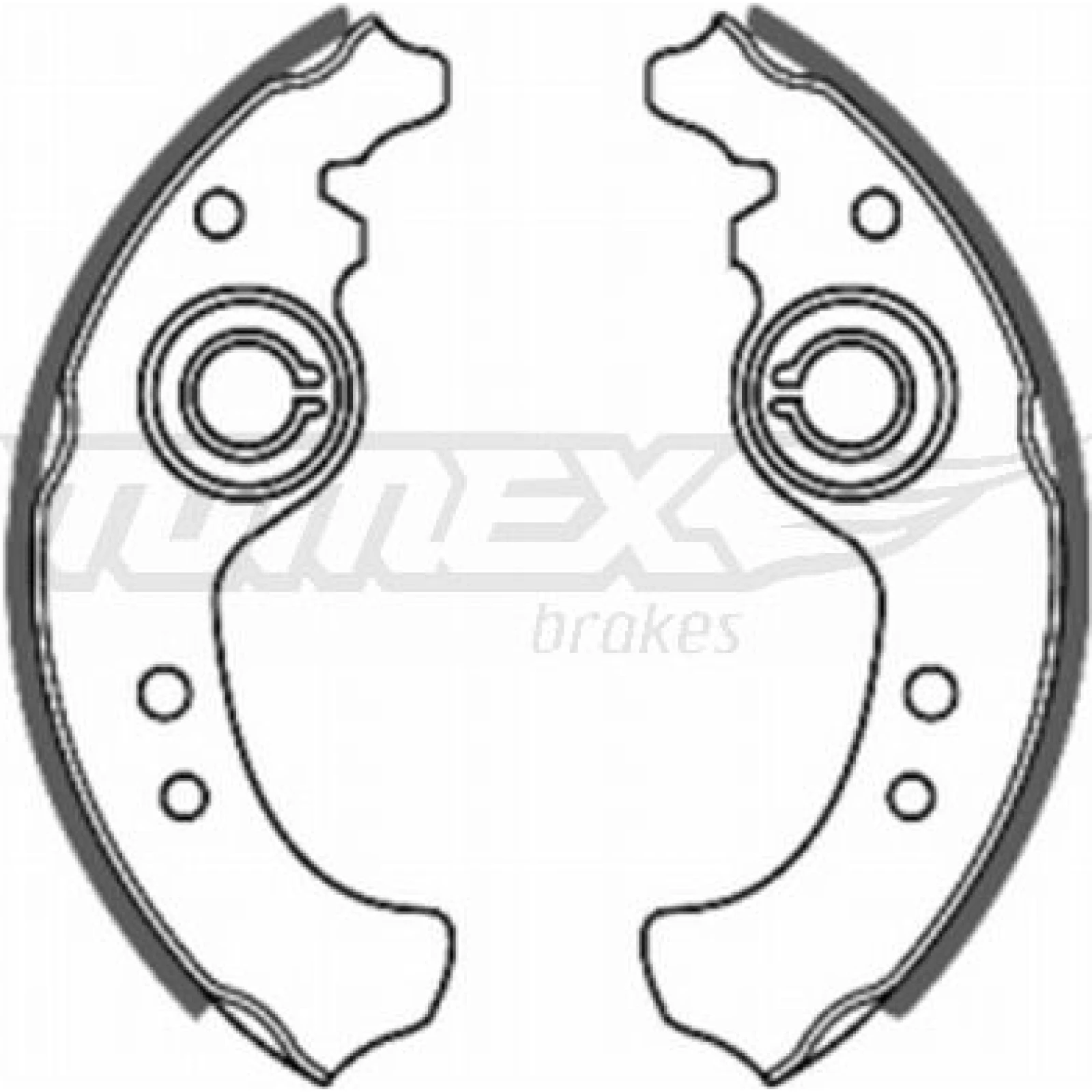 TOMEX brakes Bremsbackensatz TX 20-01
