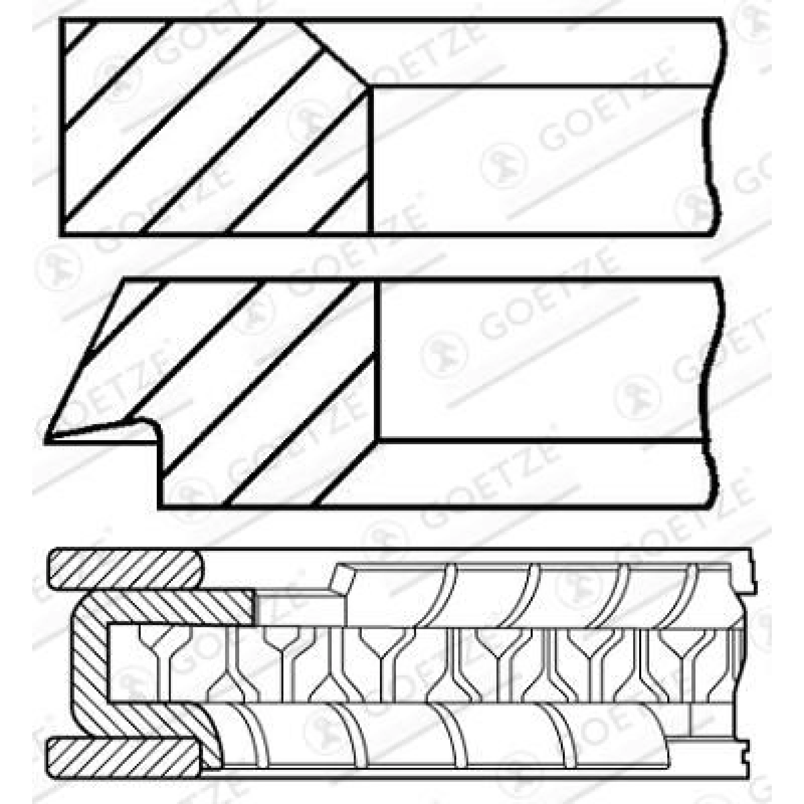 Tonringe Hyundai I30 1.4 07 08-424807-10