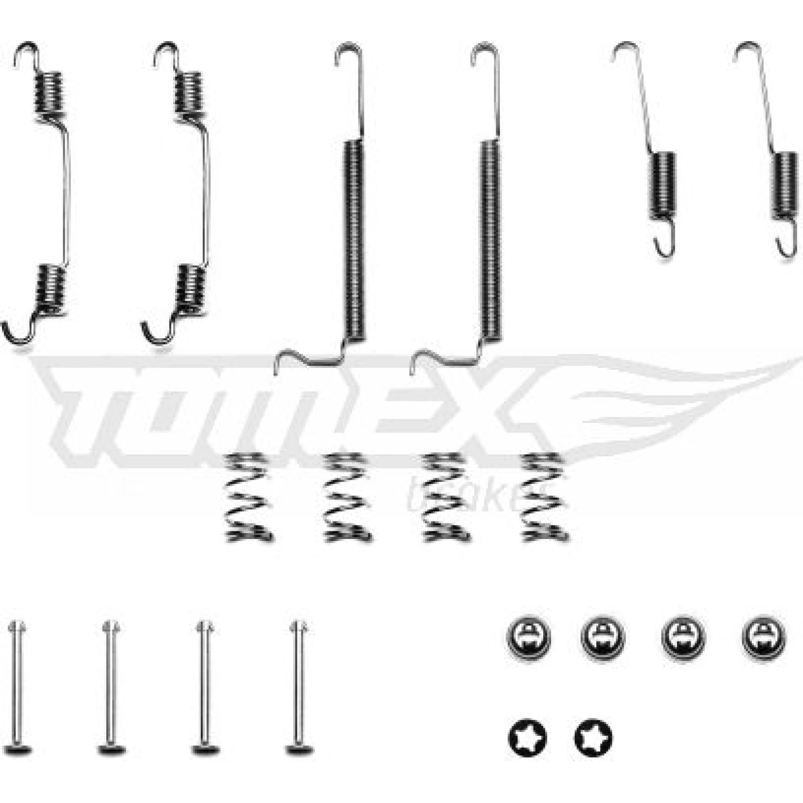 TOMEX brakes Zubehörsatz, Bremsbacken TX 40-04