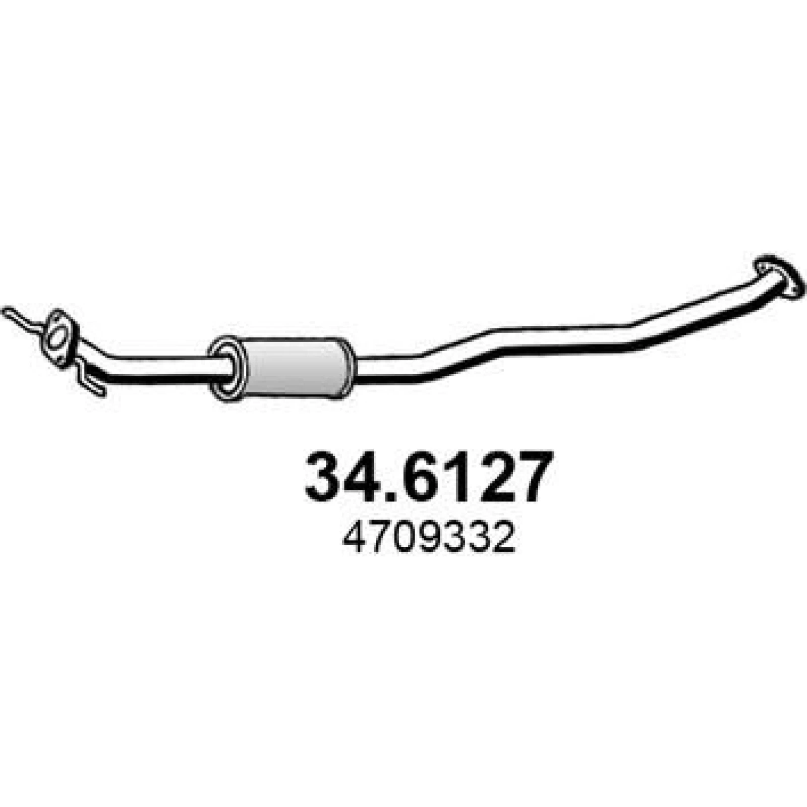 Mittelschalldämpfer 34.6127