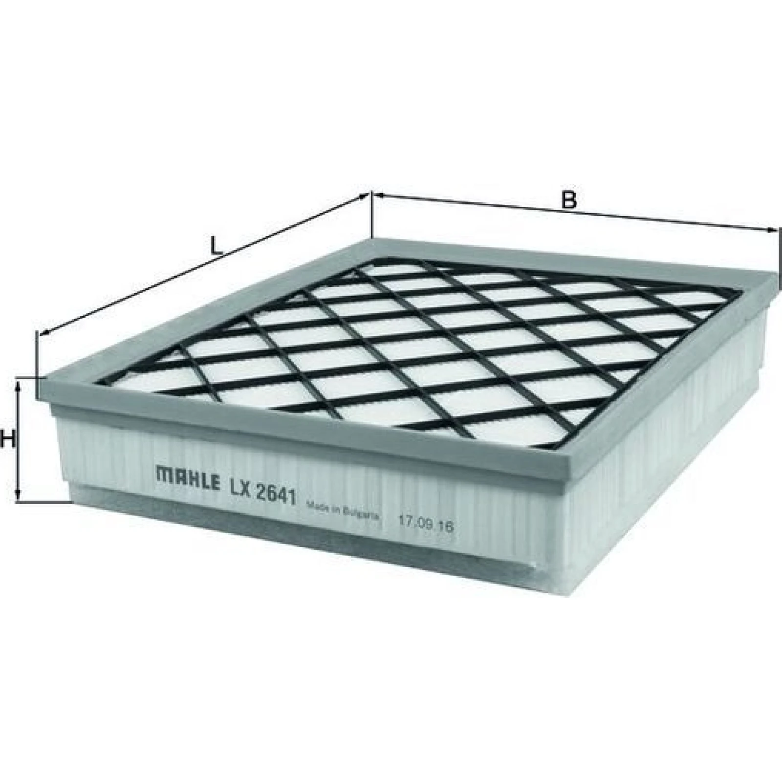 MAHLE Luftfilter LX 2641
