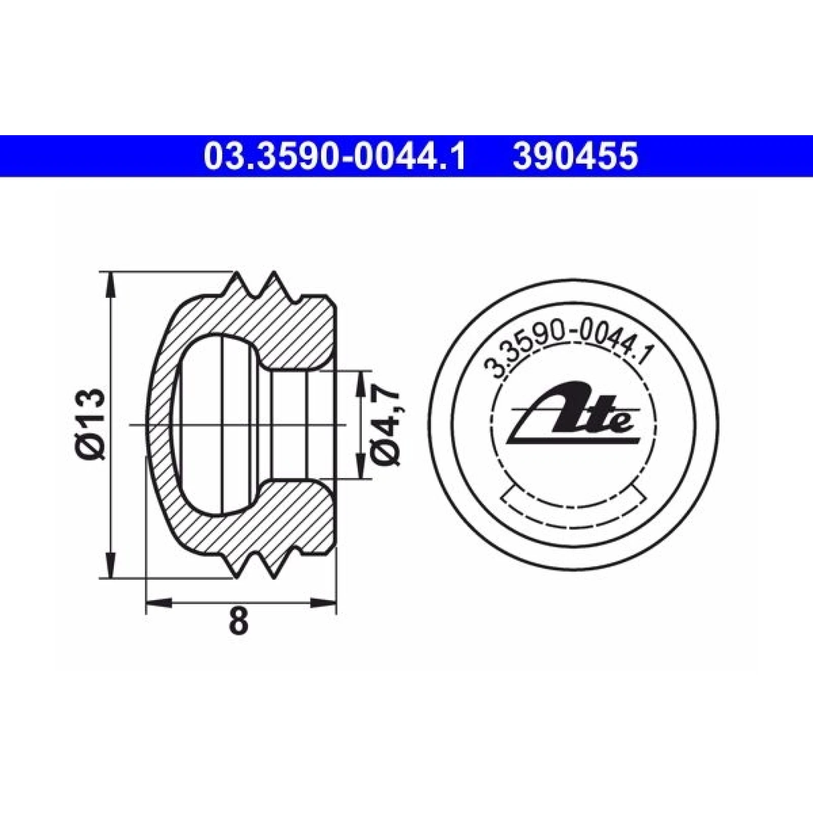 Verschluss-/Schutzkappe 03.3590-0044.1