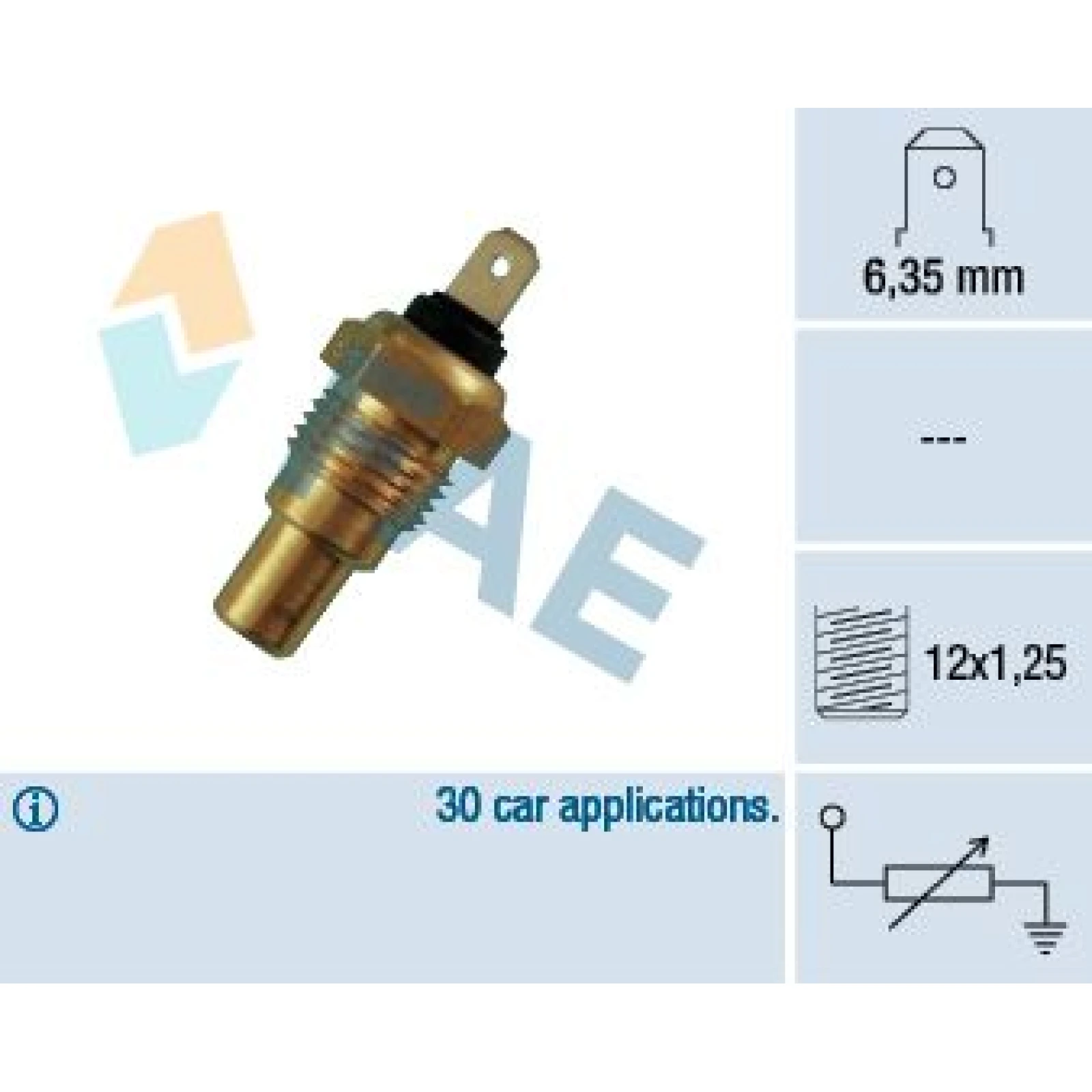 FAE Sensor, Kühlmitteltemperatur 31680