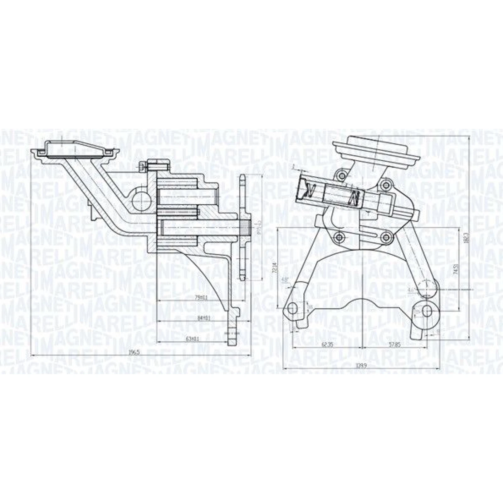 MAGNETI MARELLI Ölpumpe 351516000096