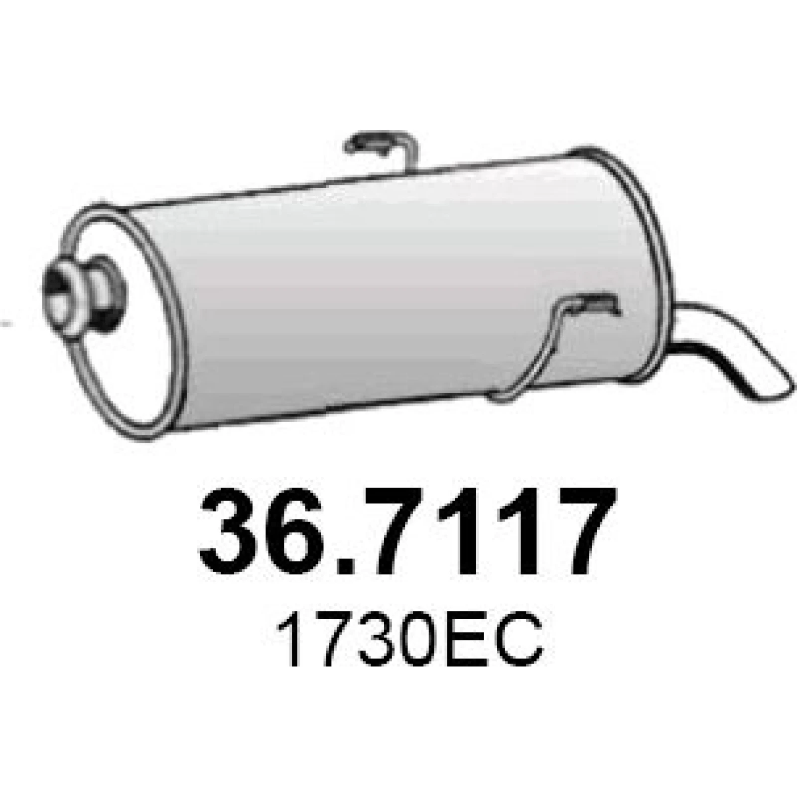 Endschalldämpfer 36.7117