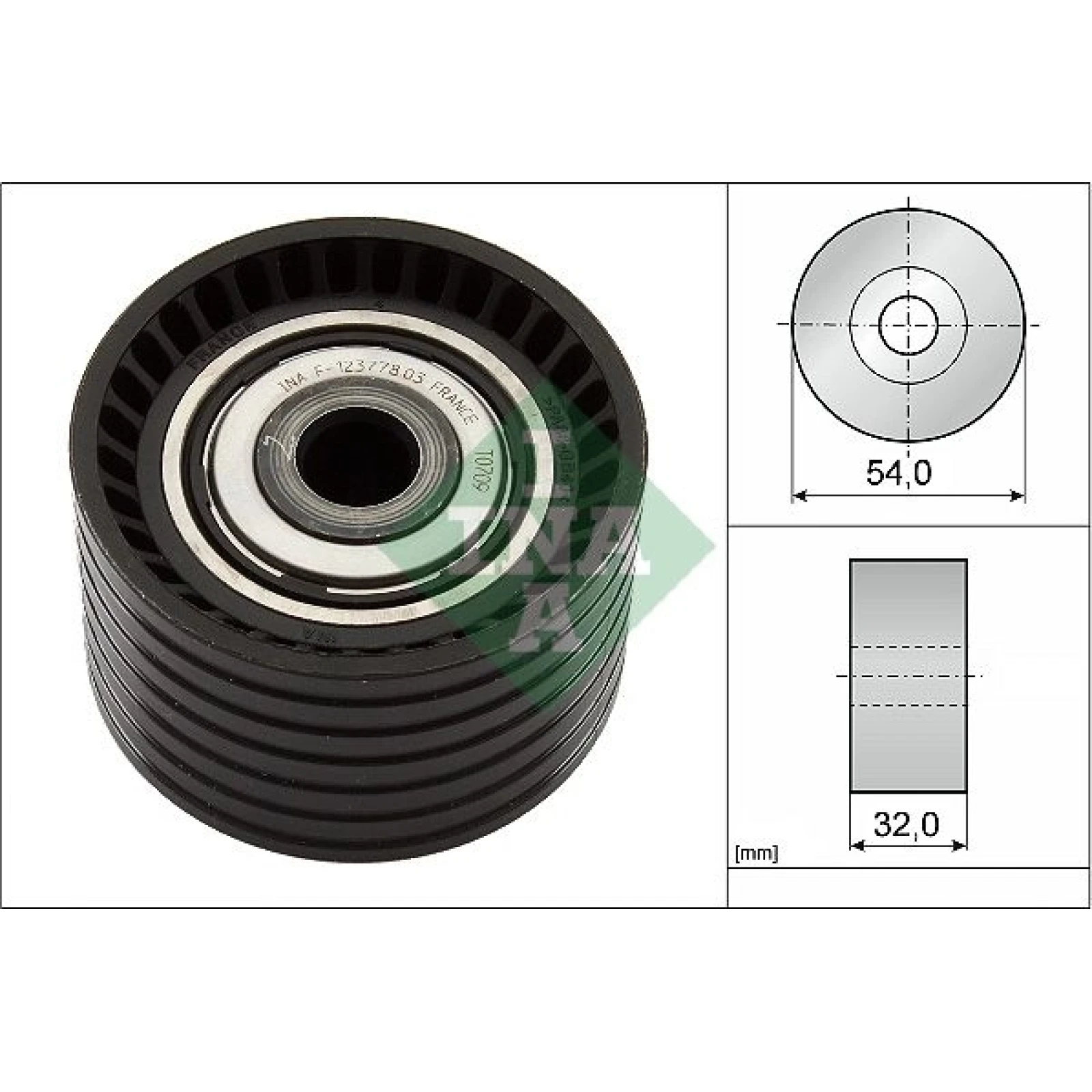 Umlenk-/Führungsrolle, Zahnriemen 532 0774 10