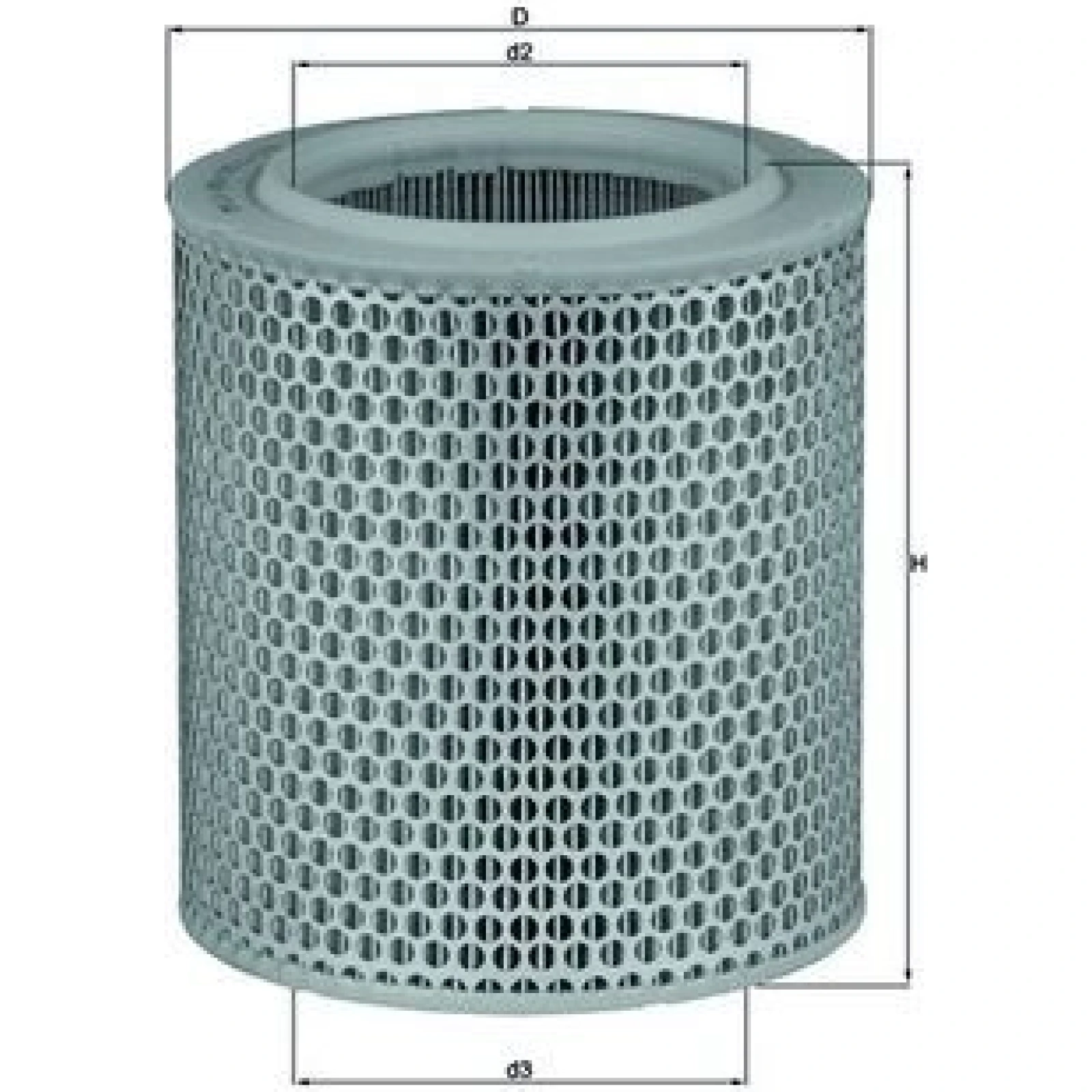 MAHLE Luftfilter LX 478/1