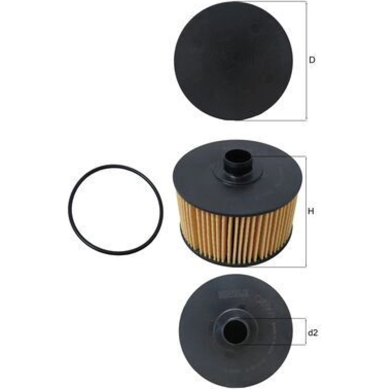 MAHLE Ölfilter OX 968D