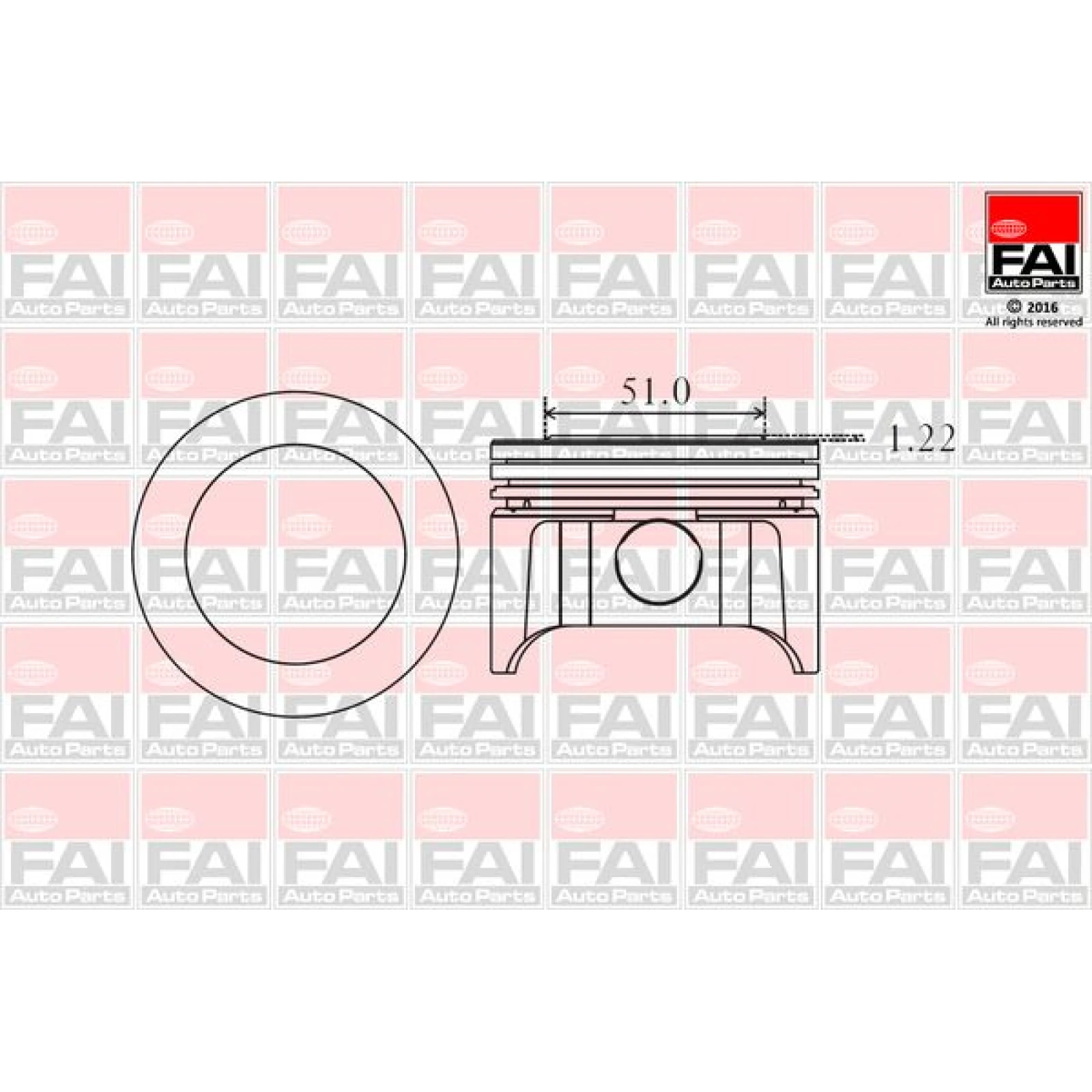 FAI AutoParts Kolben PK9-000