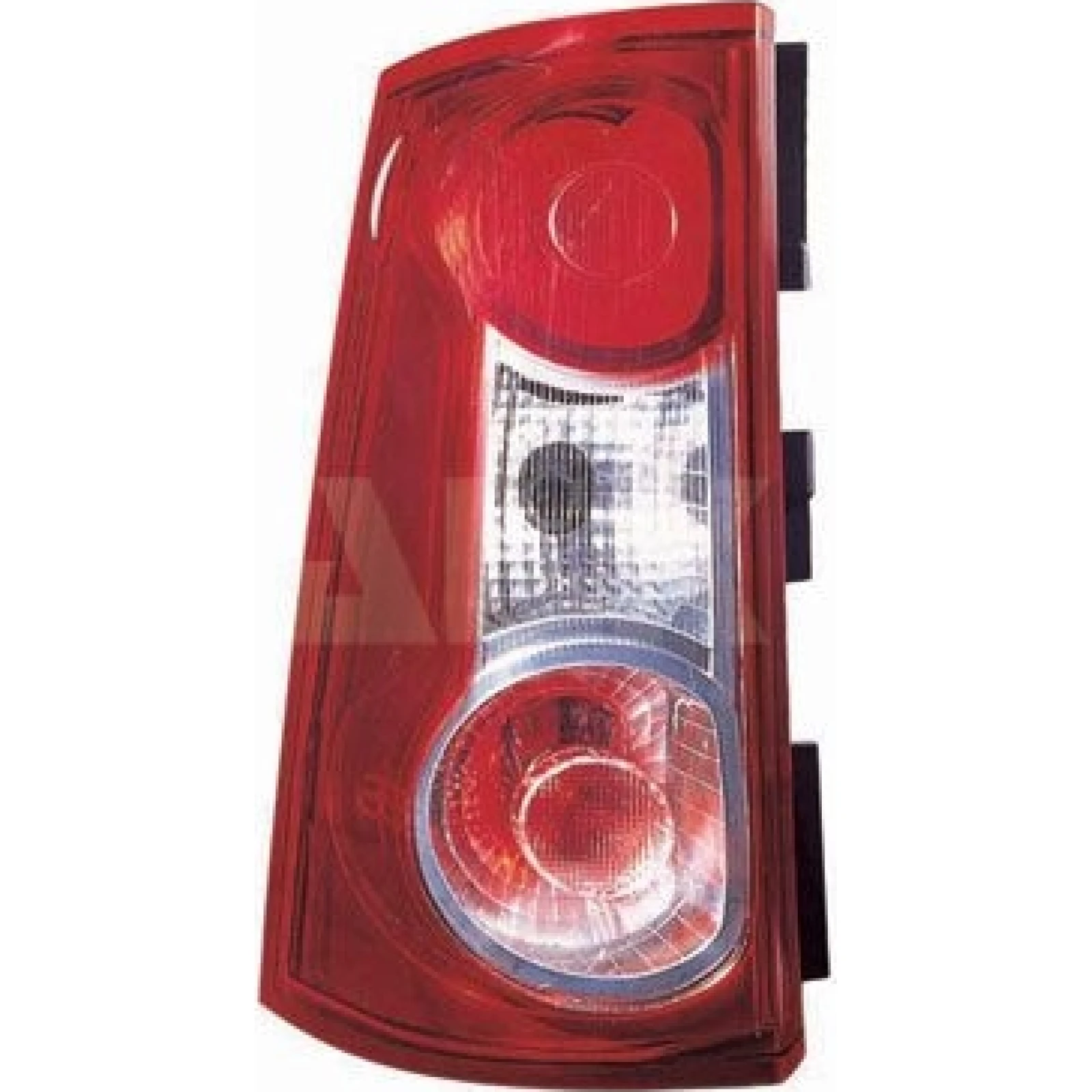 Heckleuchte L O K-PLATTE ROT/WEISS 2031,658,3
