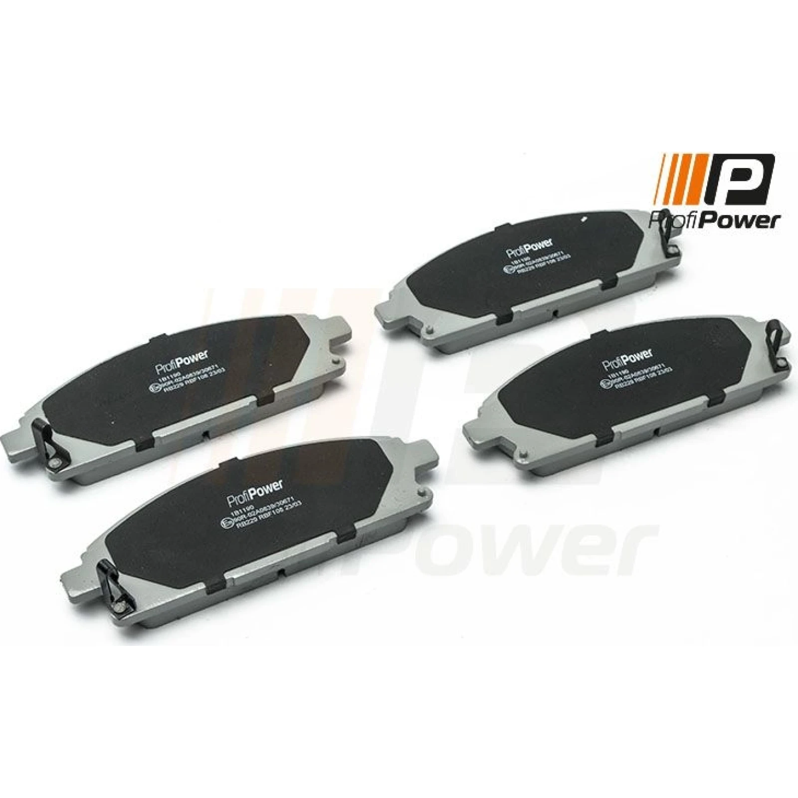 PROFIPOWER Bremsbelagsatz, Scheibenbremse 1B1190