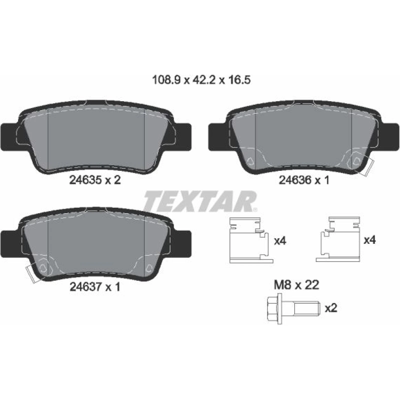 Bremsbelagsatz Honda T. Cr-V 06-/12 2463501
