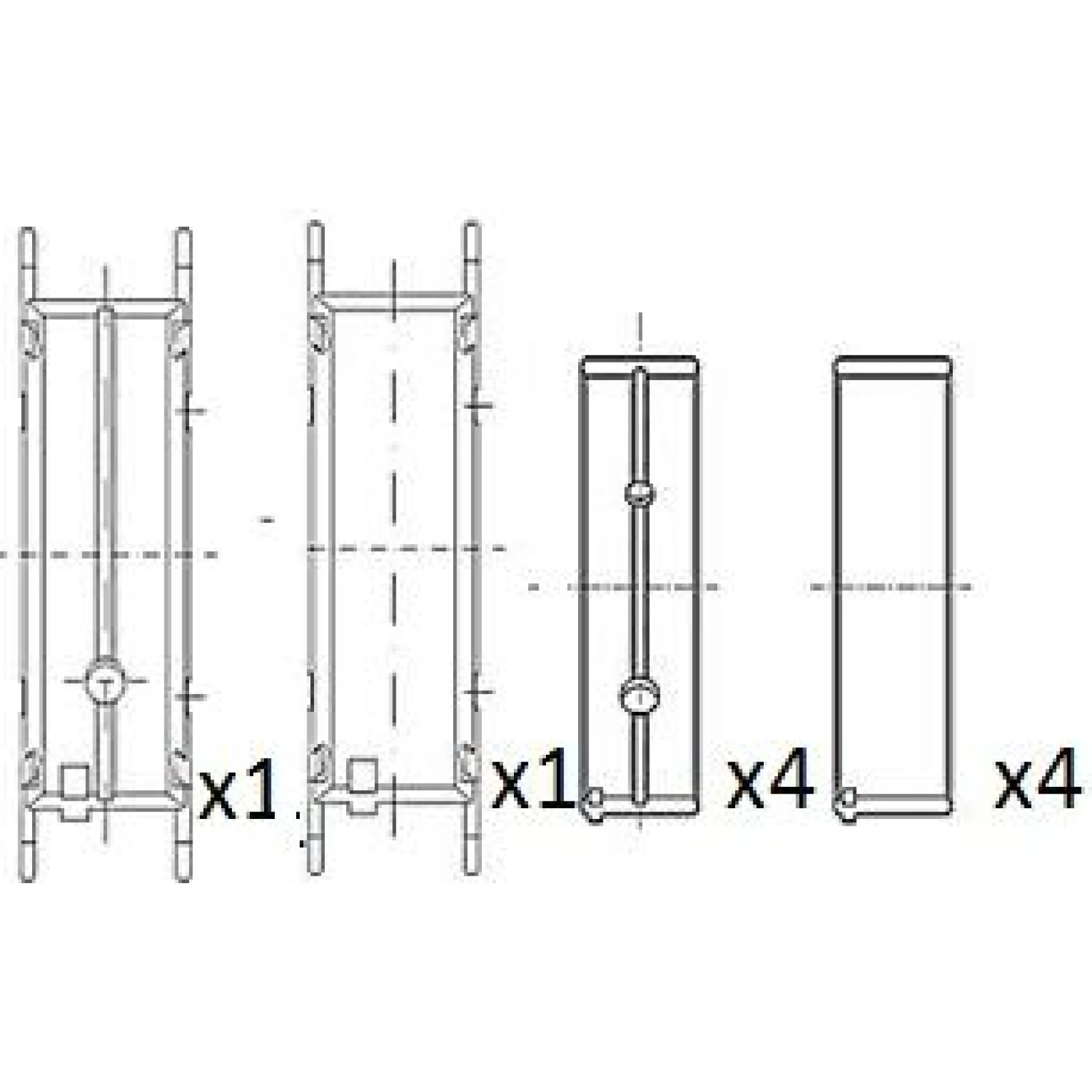 FAI AutoParts Kurbelwellenlager BM1068-STD