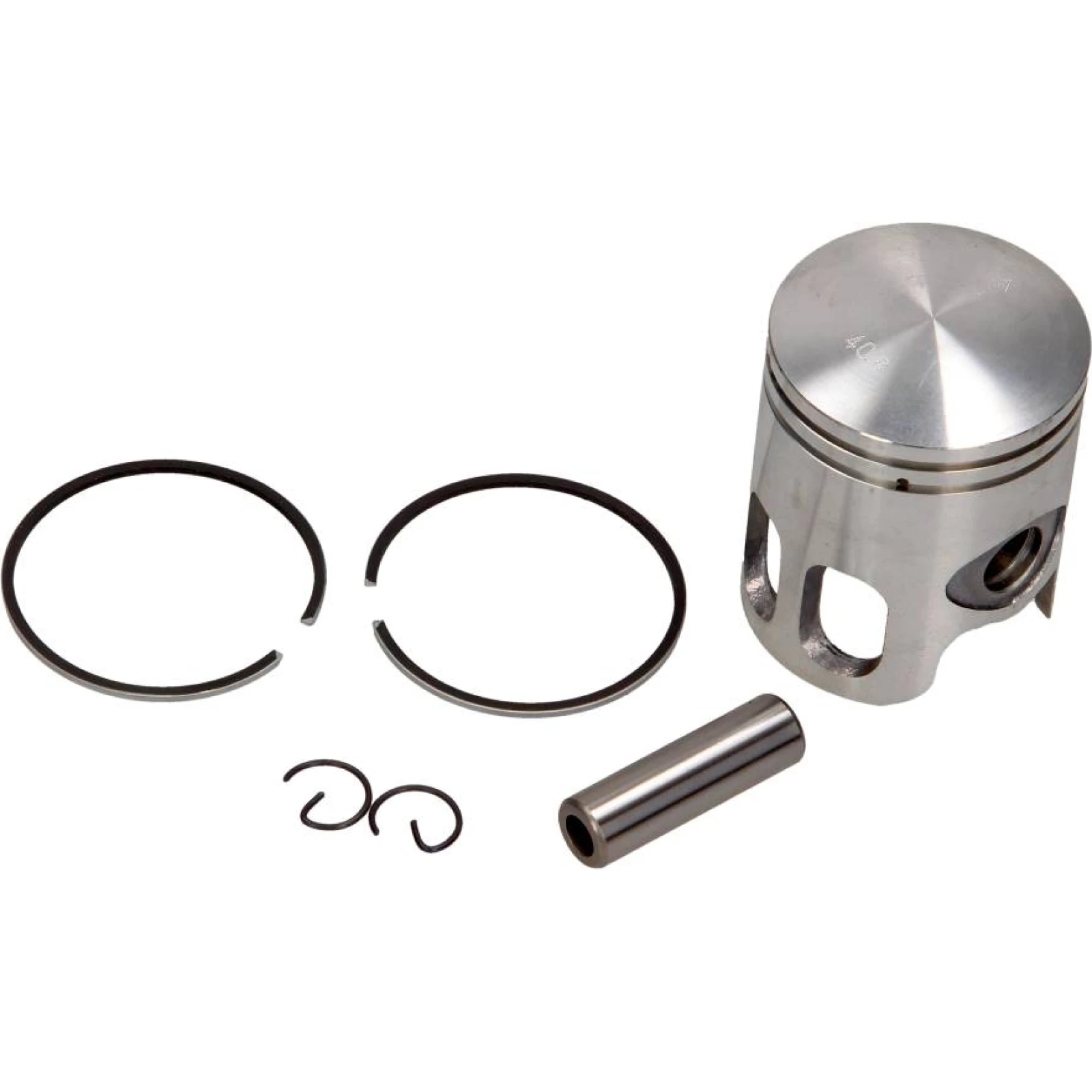 Kolben. Minarelli/Yamaha/Mbk 50Cc 40,8mm Satz (Ringe, Pin, Sicherheit, T Ok) 10 009 0038
