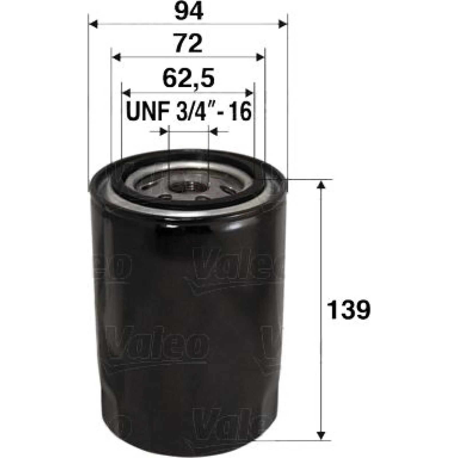 Valeo Ölfilter 586064