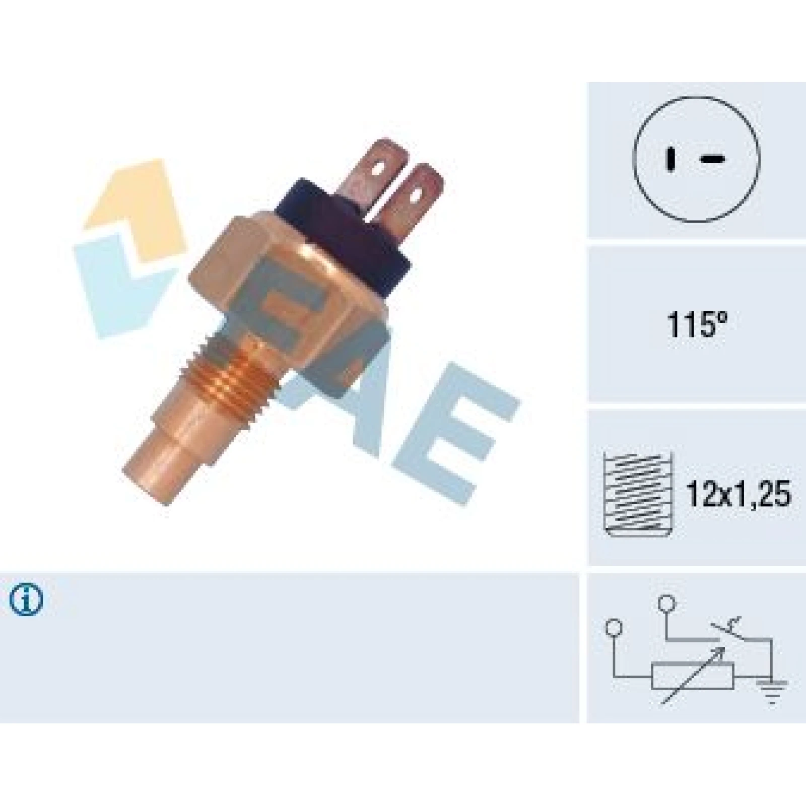 FAE Sensor, Kühlmitteltemperatur 34470