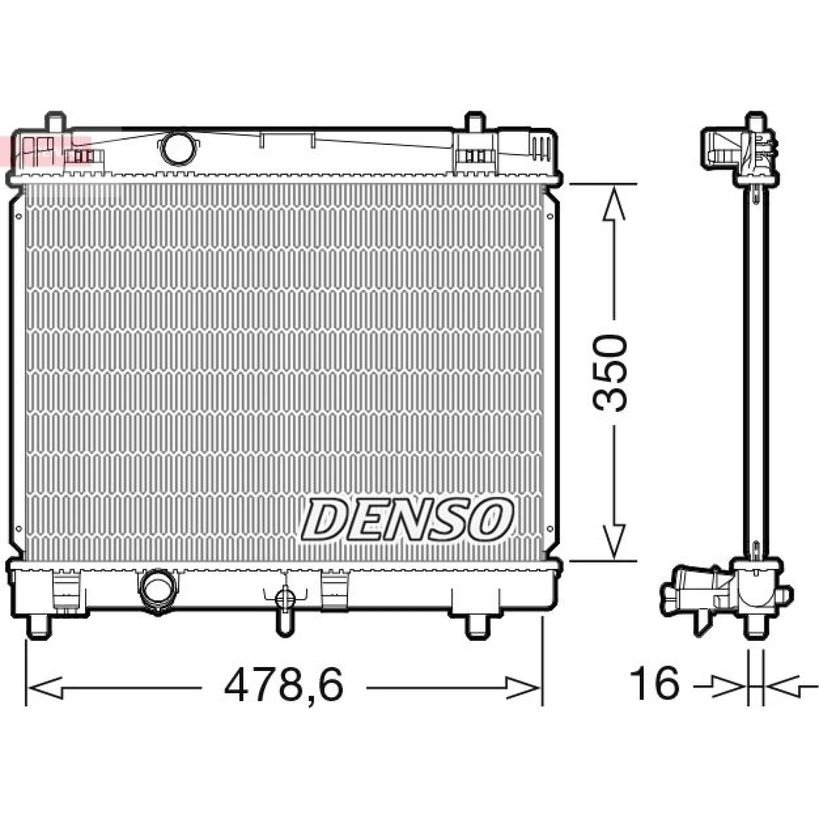 DENSO Motorkühler DRM50103