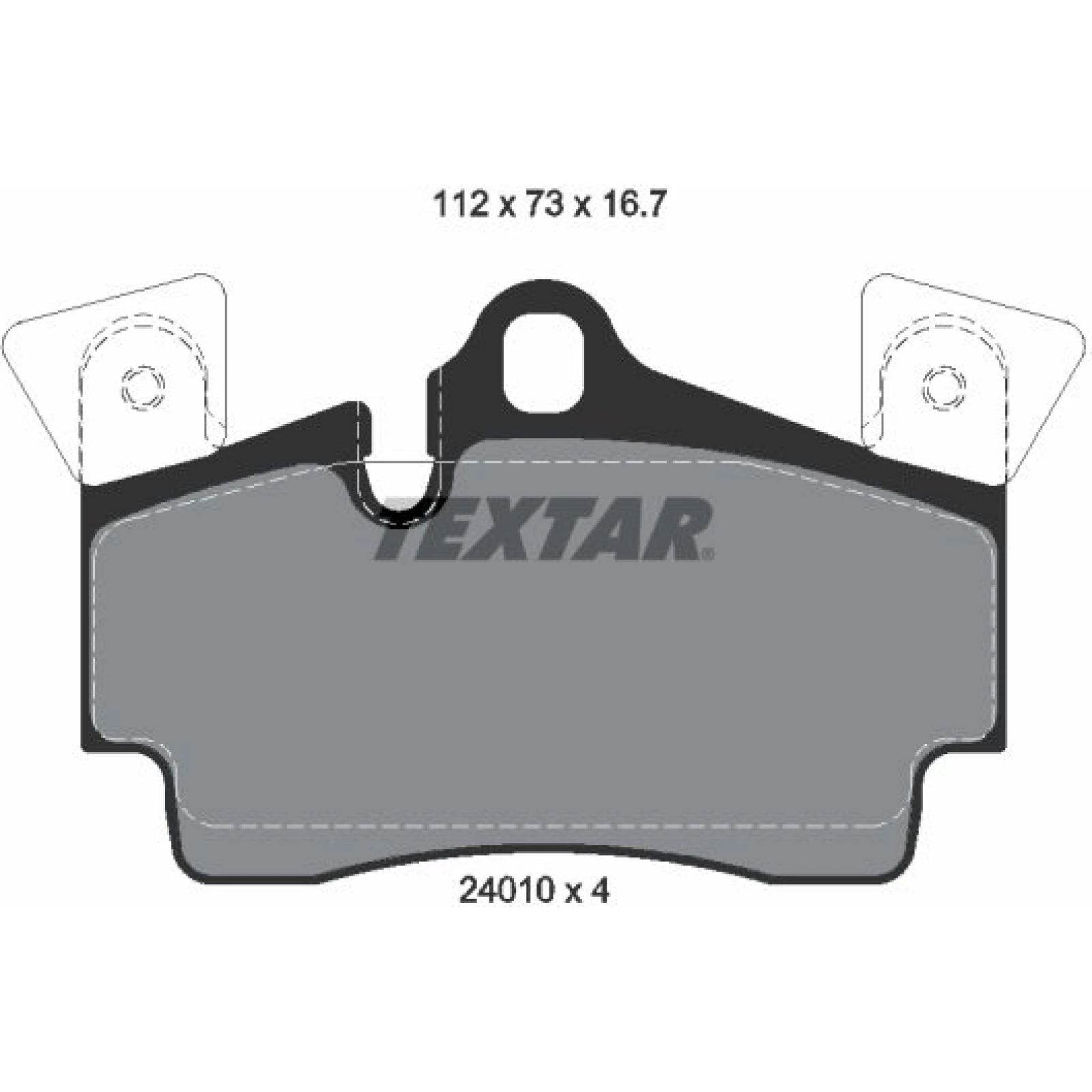 Bremsbelagsatz Vw T. Audi Q7 06 2401001