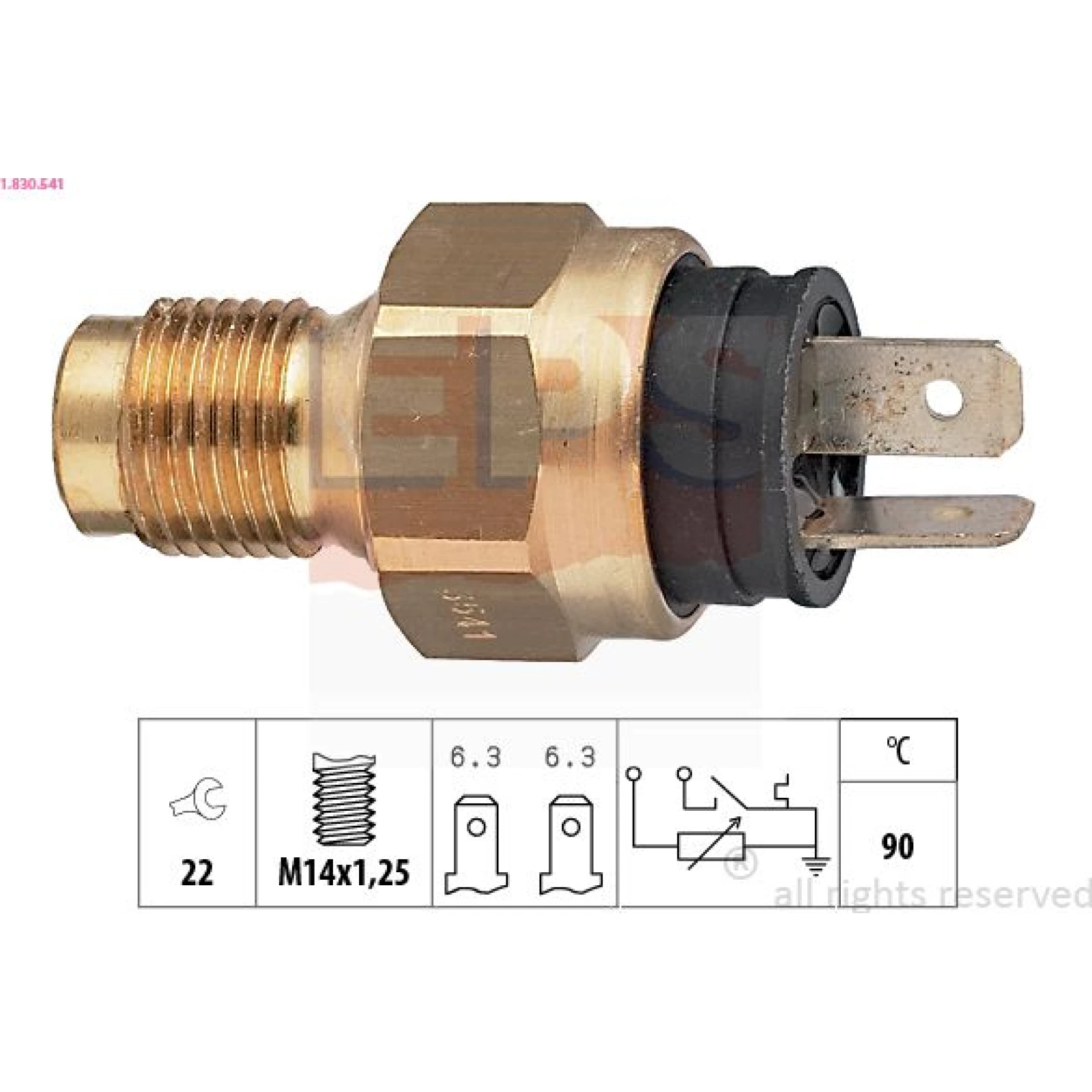 EPS Temperatursensor 1.830.541
