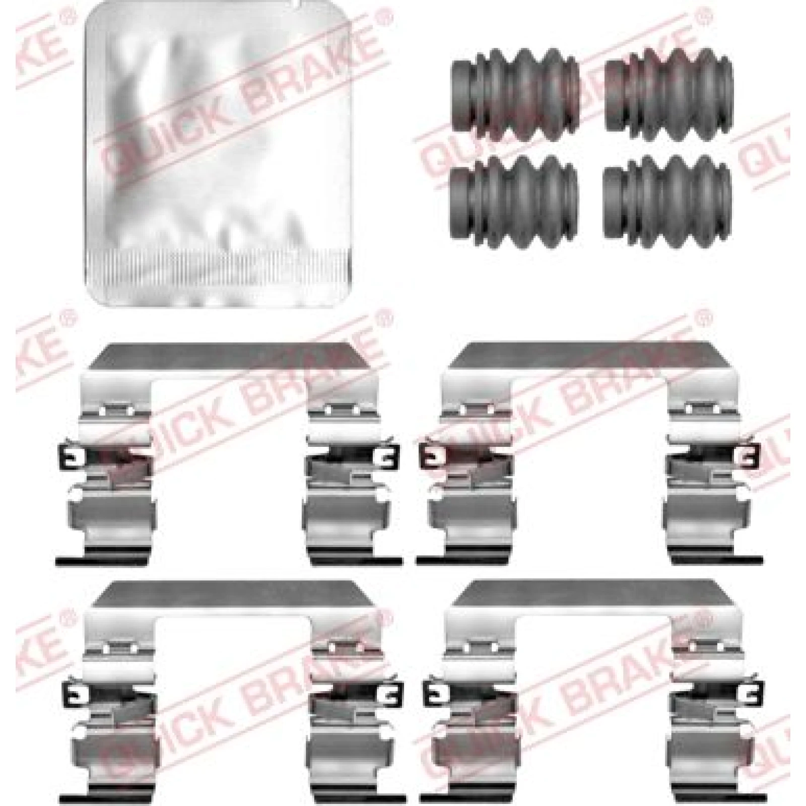 Quick Brake Zusatzsatz für Scheibenbremsbeläge 109-0176