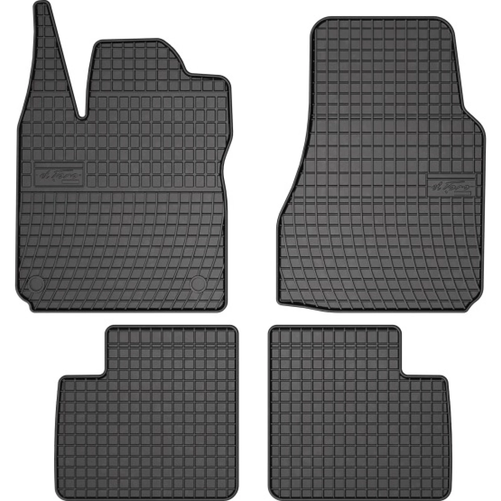 Passgenaue Kofferraummatte Gummimatten Renault Twingo Ii 2007-2014 547198