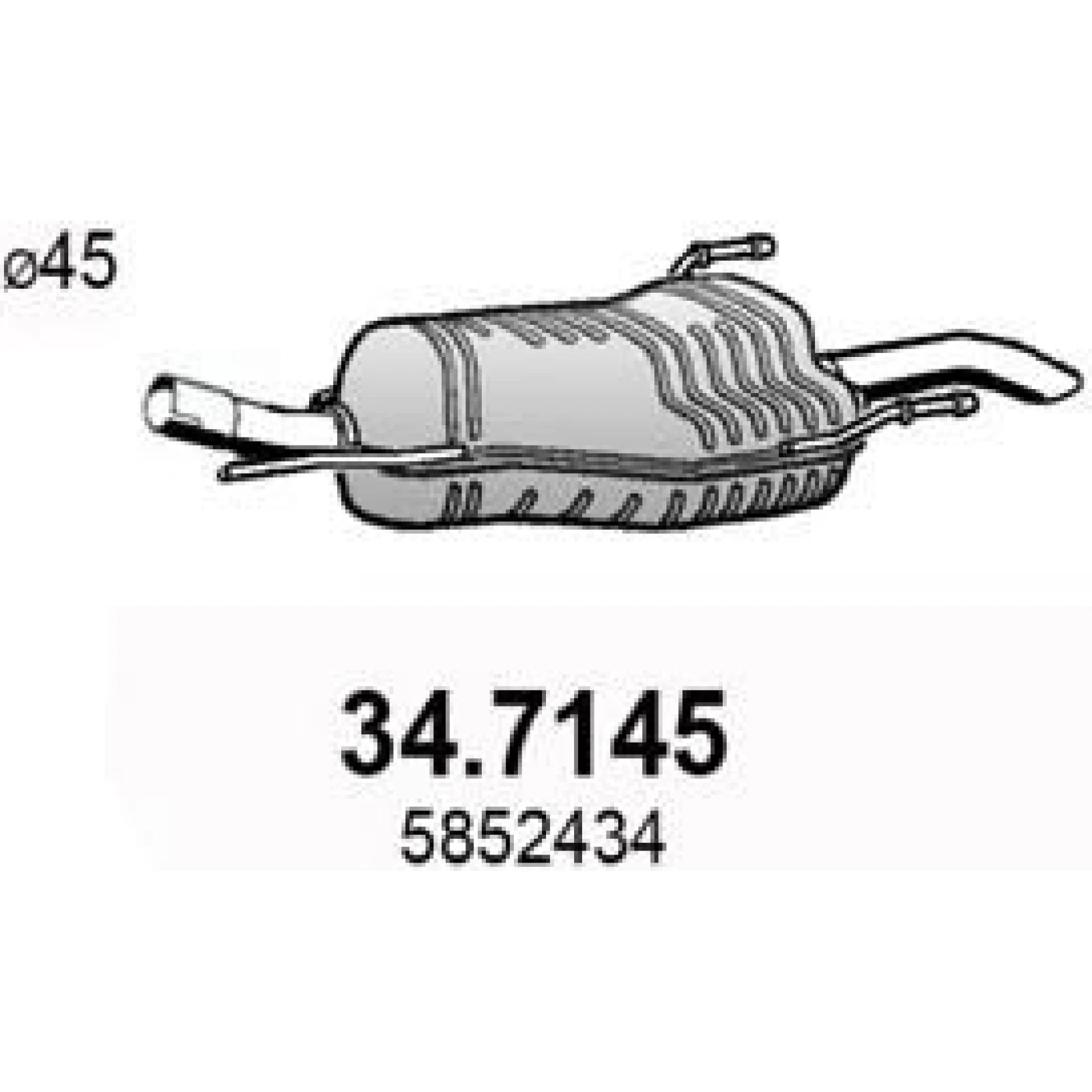 Endschalldämpfer 34.7145