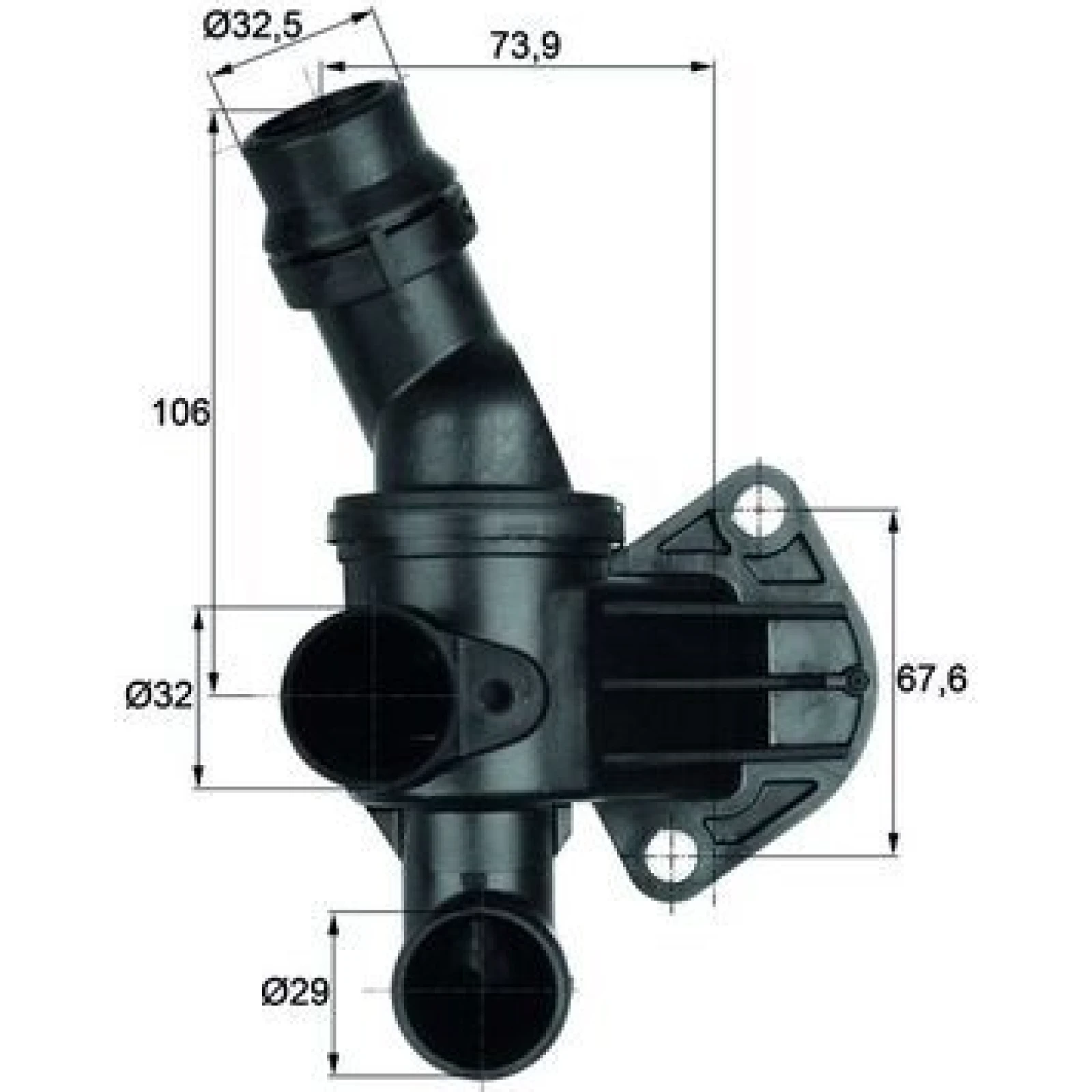 Integralthermostat TI 6 80