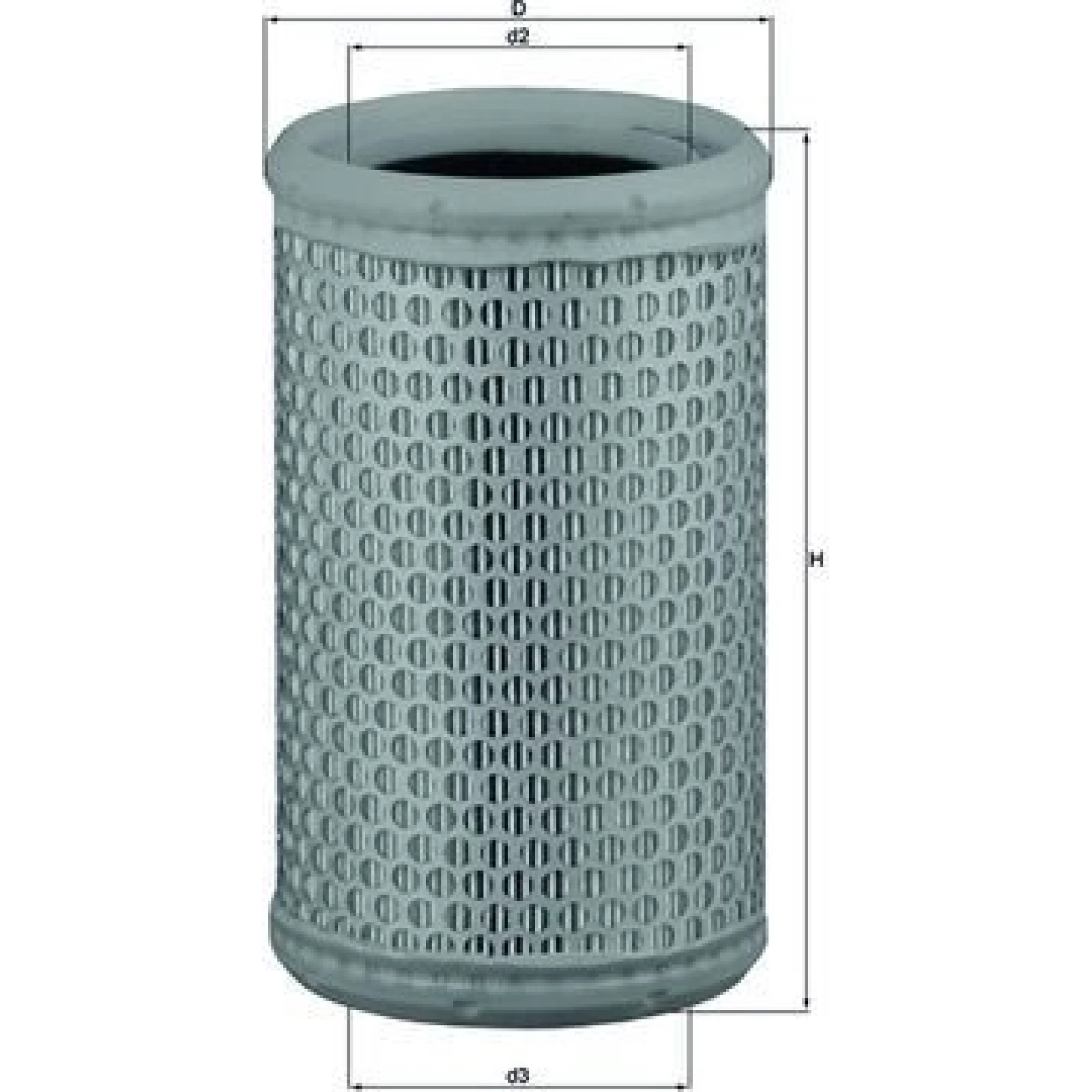 MAHLE Luftfilter LX 646/1