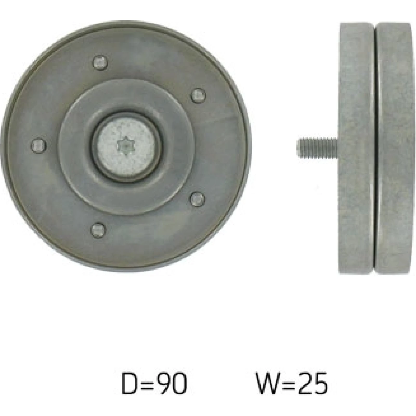 SKF Keilrippenriemen-Spannrolle VKM 31315