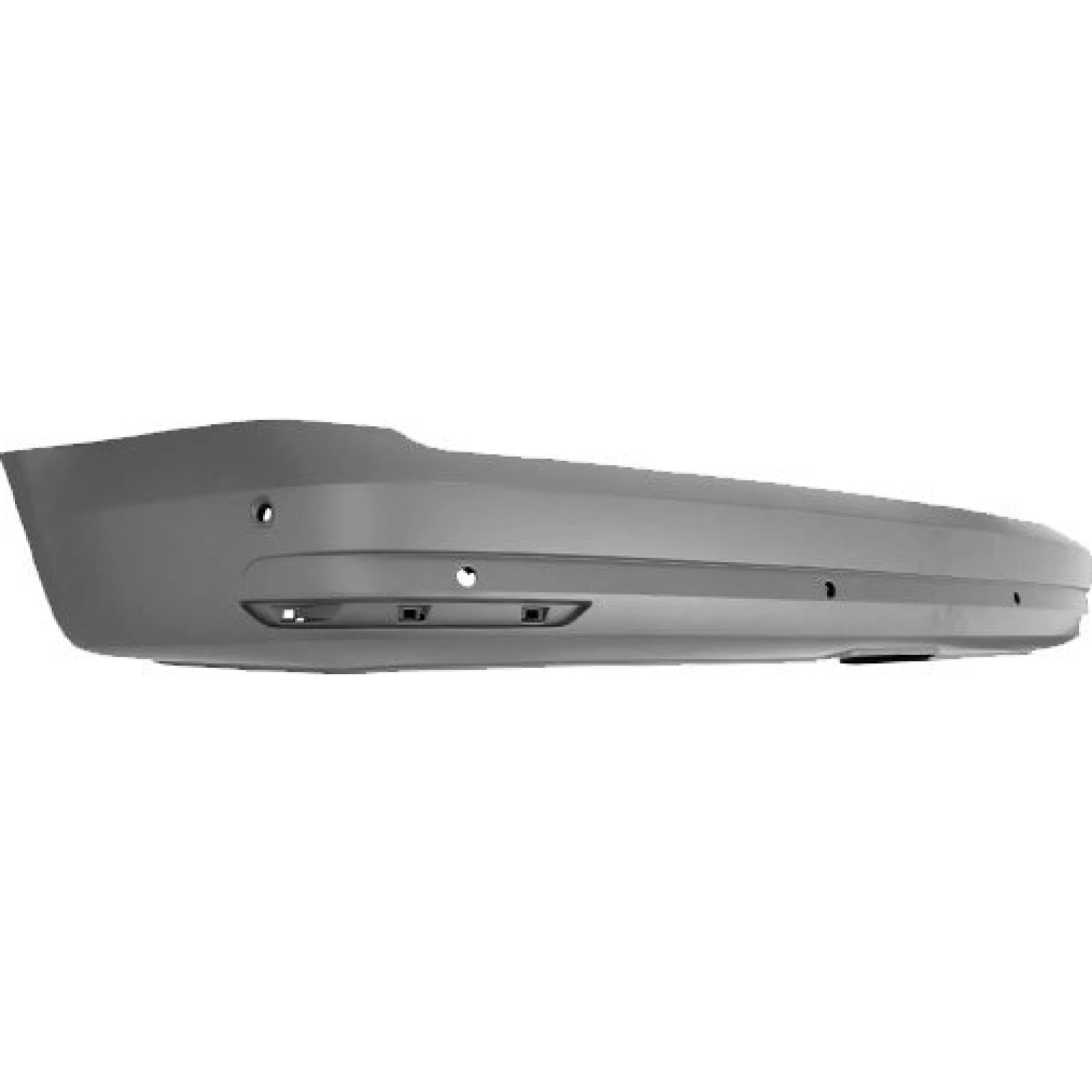 Stoßstange hinten grundiert mit parksensoren (6 sensoren) Premium Quality, passend für VW Caddy IV (2K), ab 2015, langer Radstand 100.18226